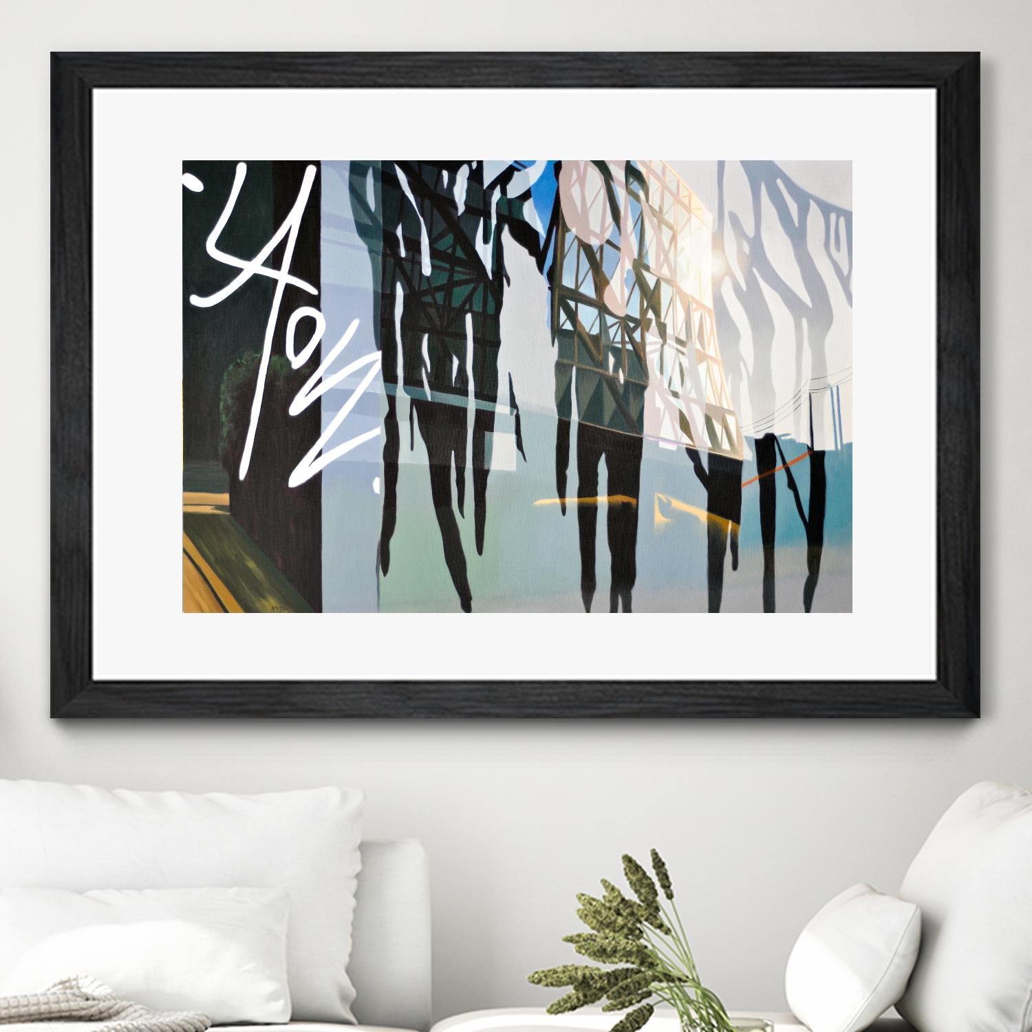 Transparent Spell by James Nye on GIANT ART - black street art canadian artists