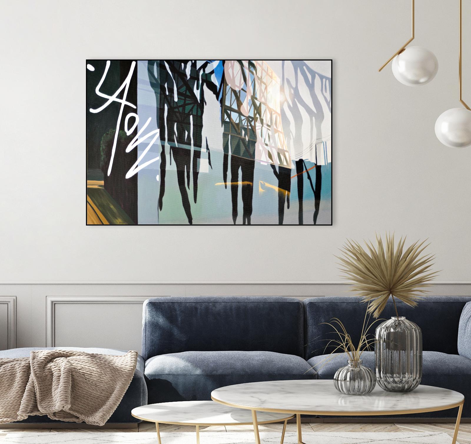 Transparent Spell by James Nye on GIANT ART - black street art canadian artists