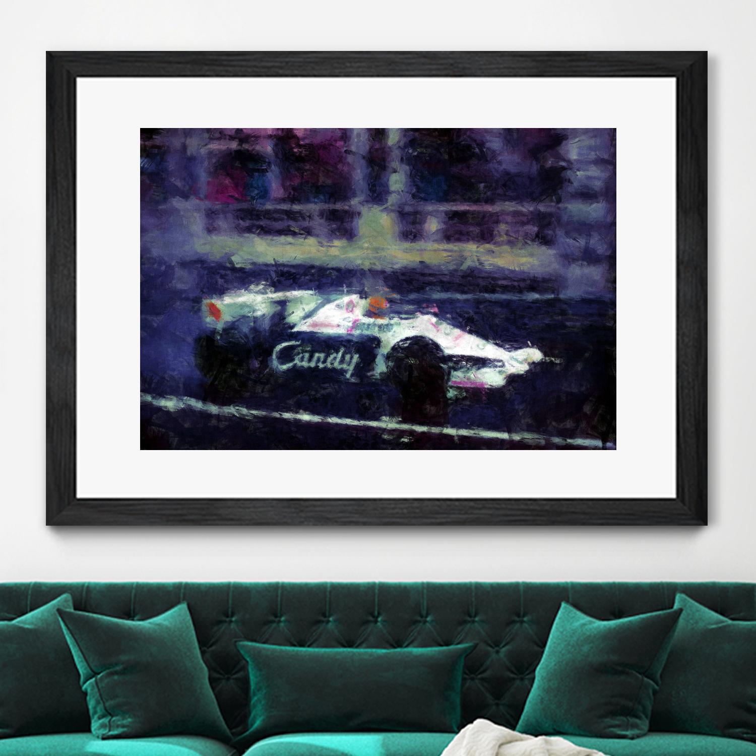 Formula 1 - VIII by Jean-François Dupuis on GIANT ART - black transportation automobile