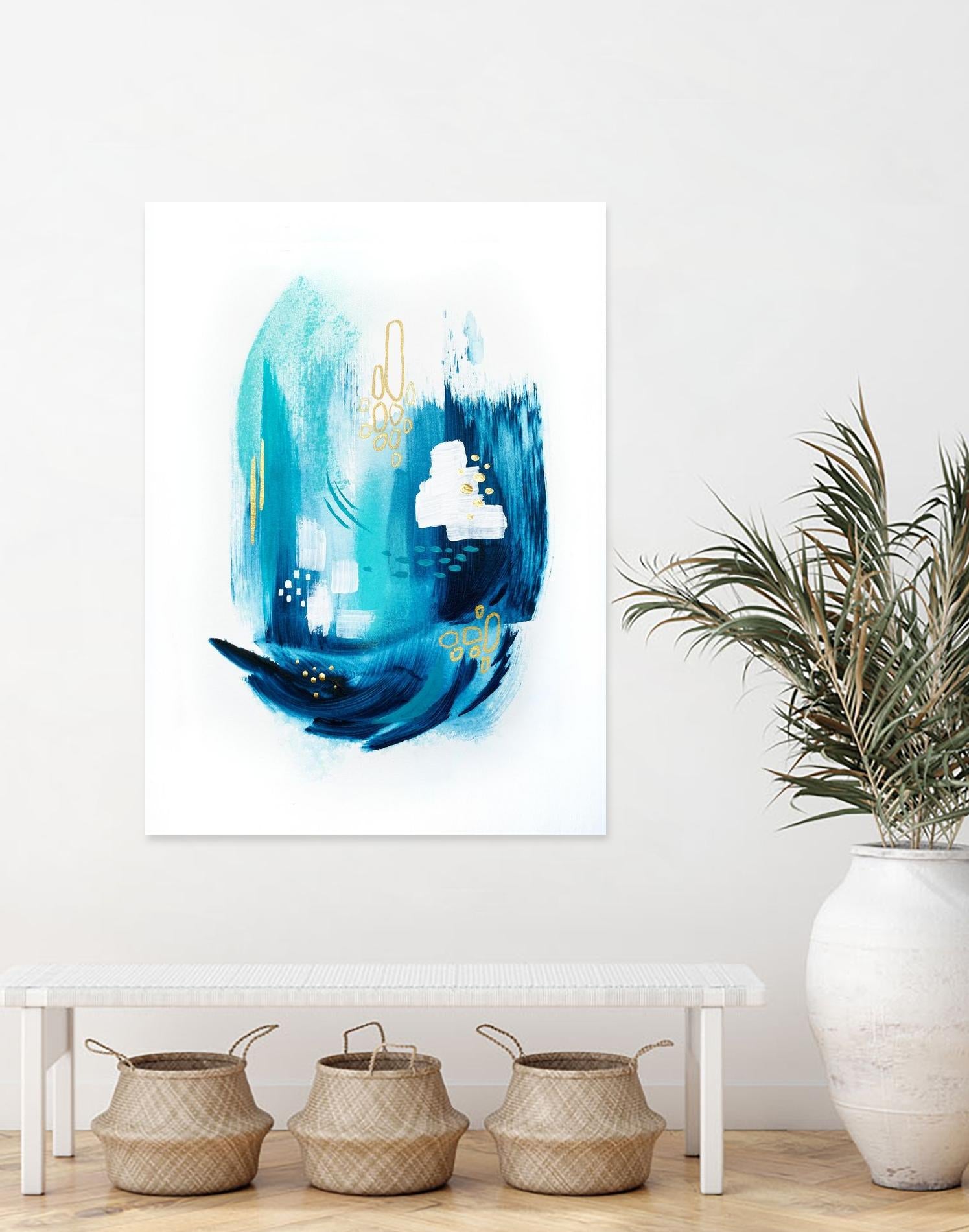 Volcano Sparkle by Alyson Mccrink on GIANT ART - gold abstract eau