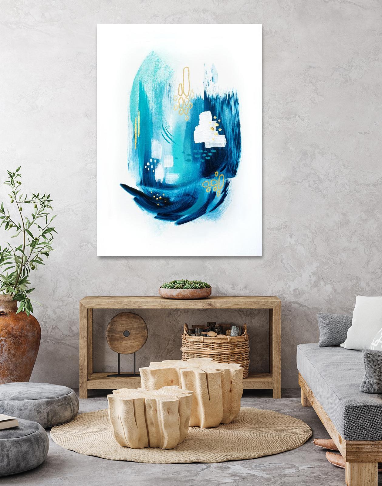 Volcano Sparkle by Alyson Mccrink on GIANT ART - gold abstract eau