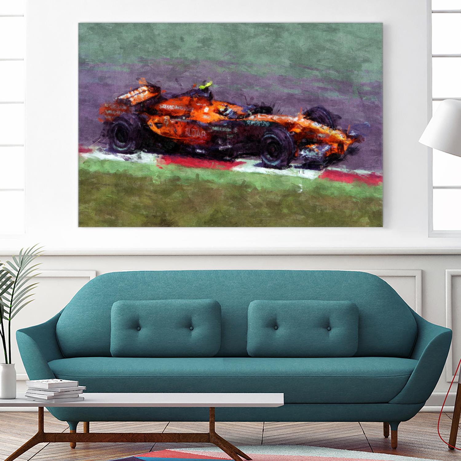 Formula 1 - IX by Jean-François Dupuis on GIANT ART - red transportation automobile