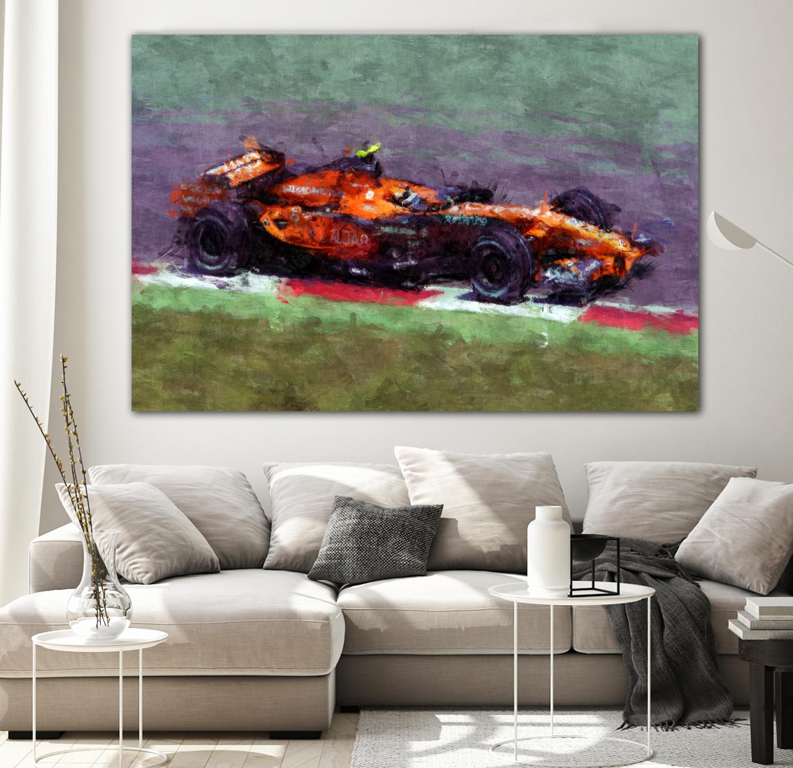 Formula 1 - IX by Jean-François Dupuis on GIANT ART - red transportation automobile