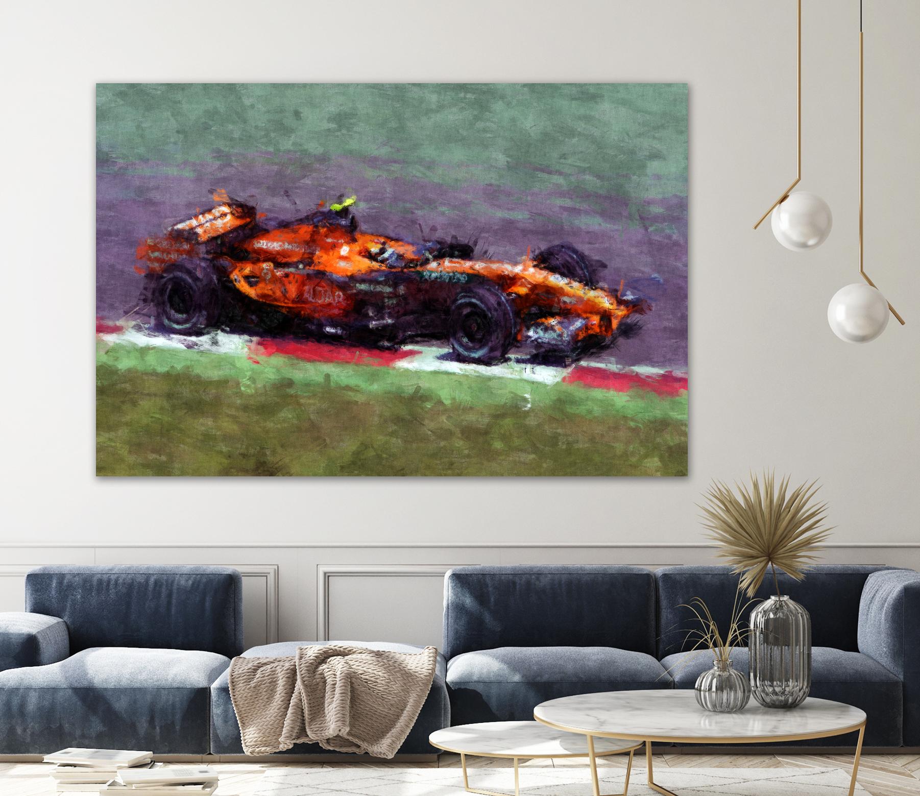 Formula 1 - IX by Jean-François Dupuis on GIANT ART - red transportation automobile