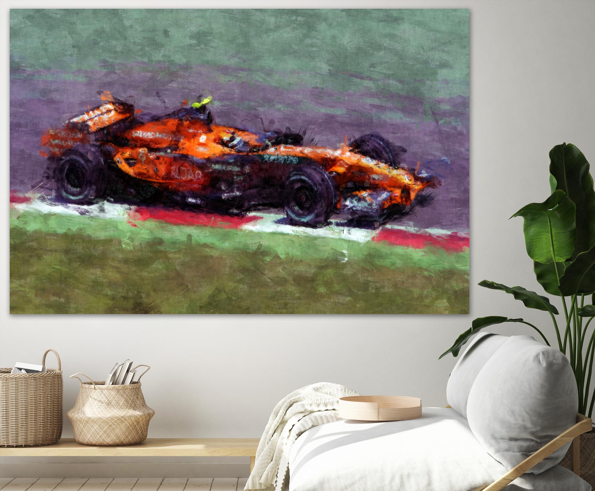 Formula 1 - IX by Jean-François Dupuis on GIANT ART - red transportation automobile