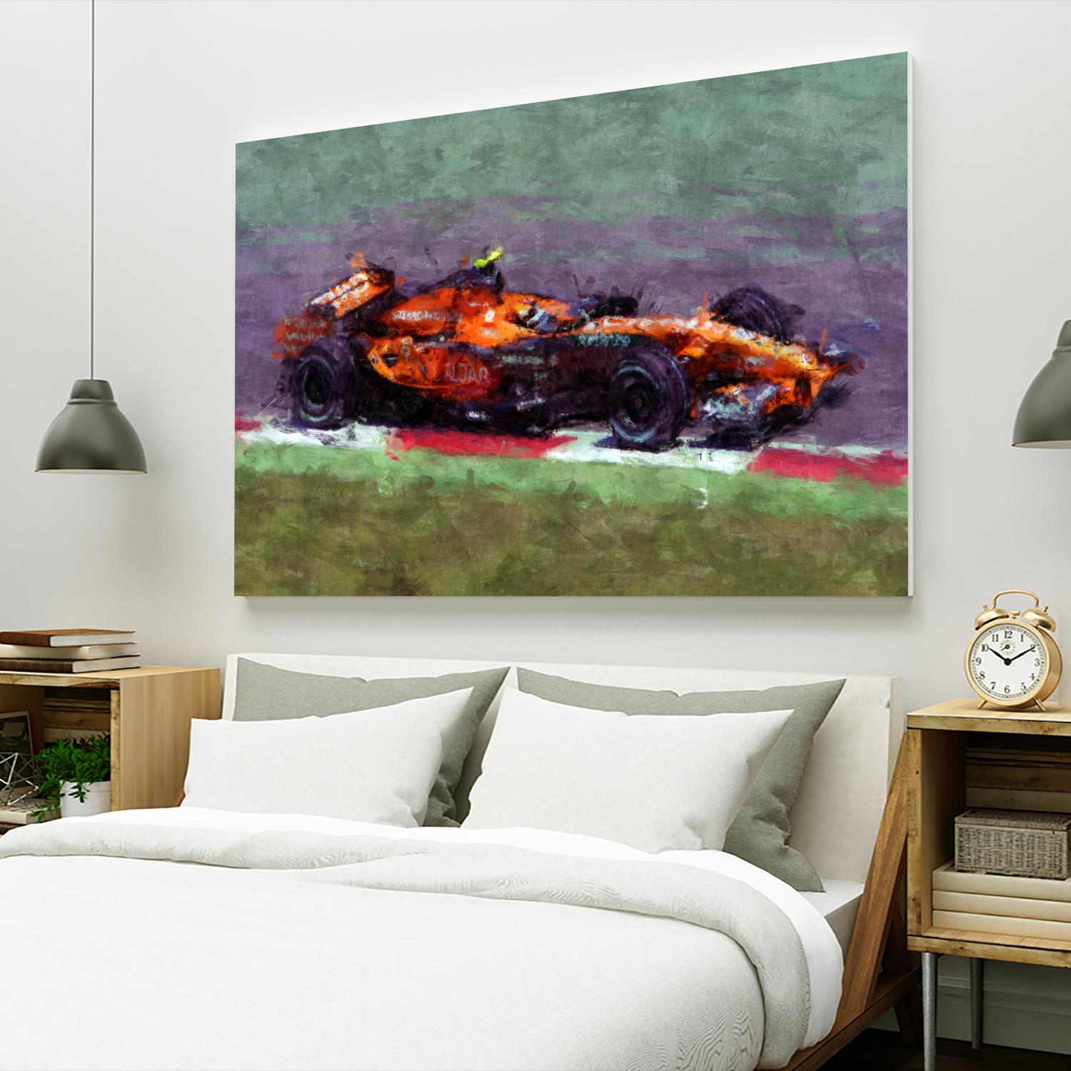 Formula 1 - IX by Jean-François Dupuis on GIANT ART - red transportation automobile