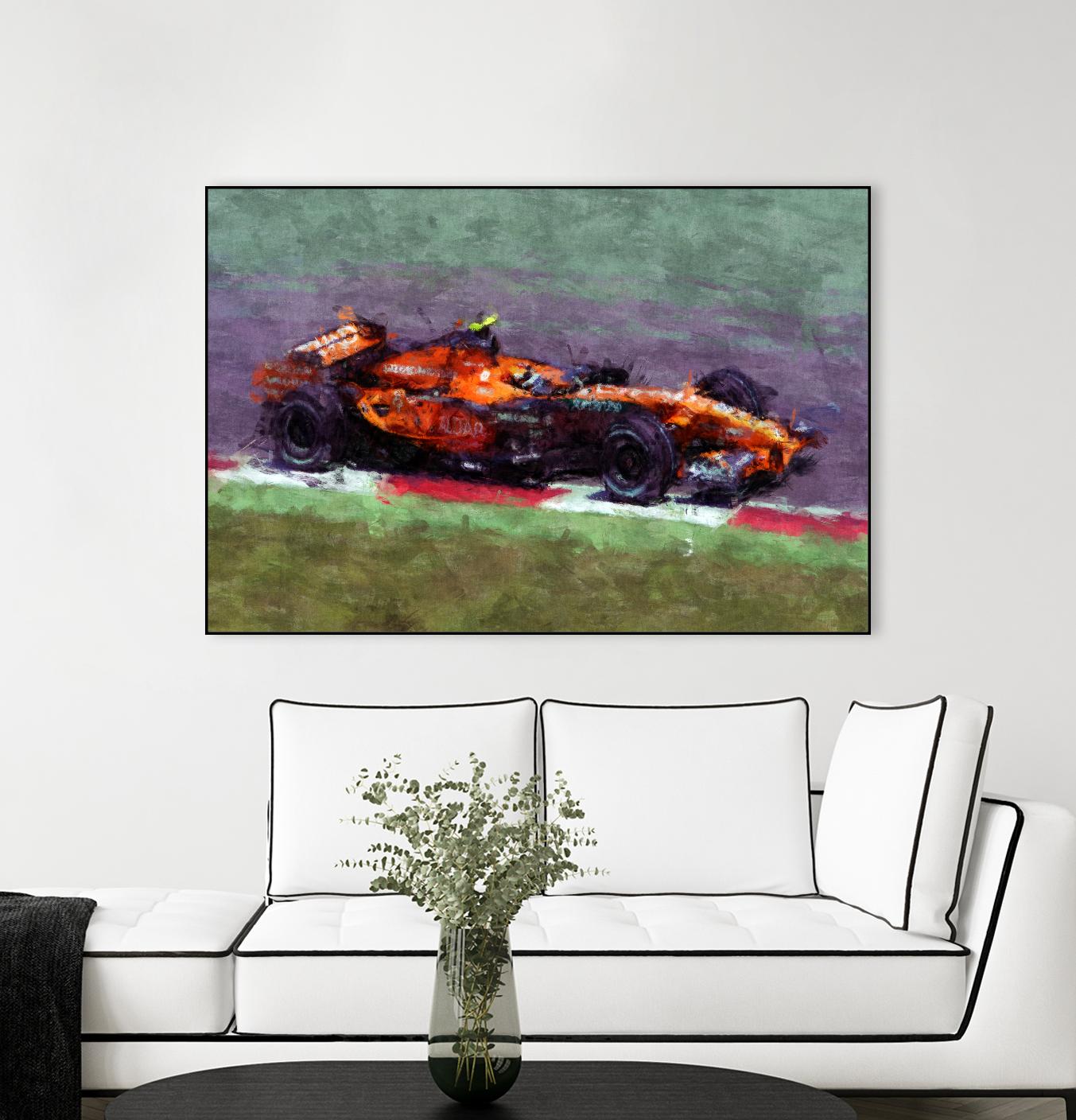 Formula 1 - IX by Jean-François Dupuis on GIANT ART - red transportation automobile