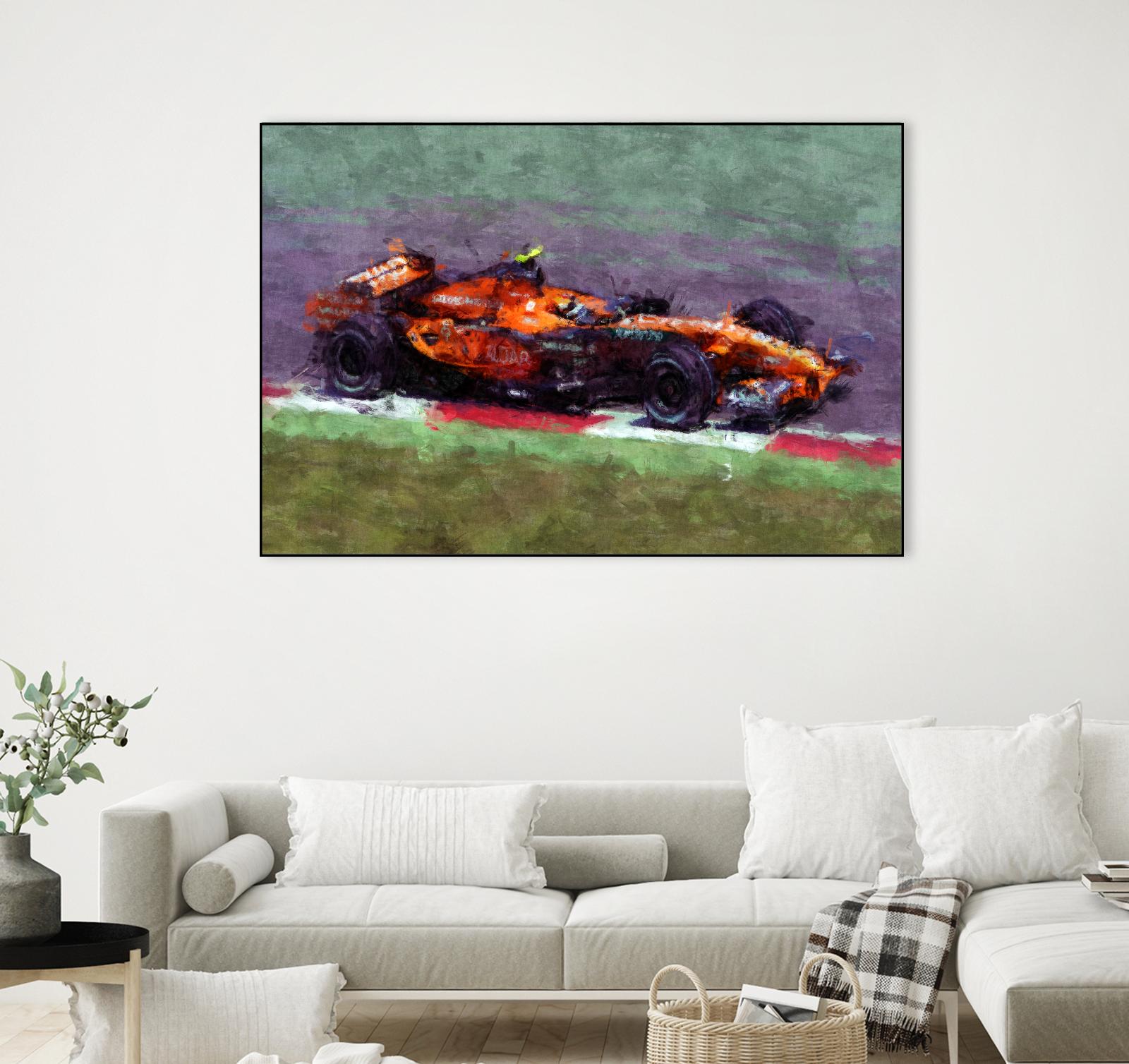 Formula 1 - IX by Jean-François Dupuis on GIANT ART - red transportation automobile