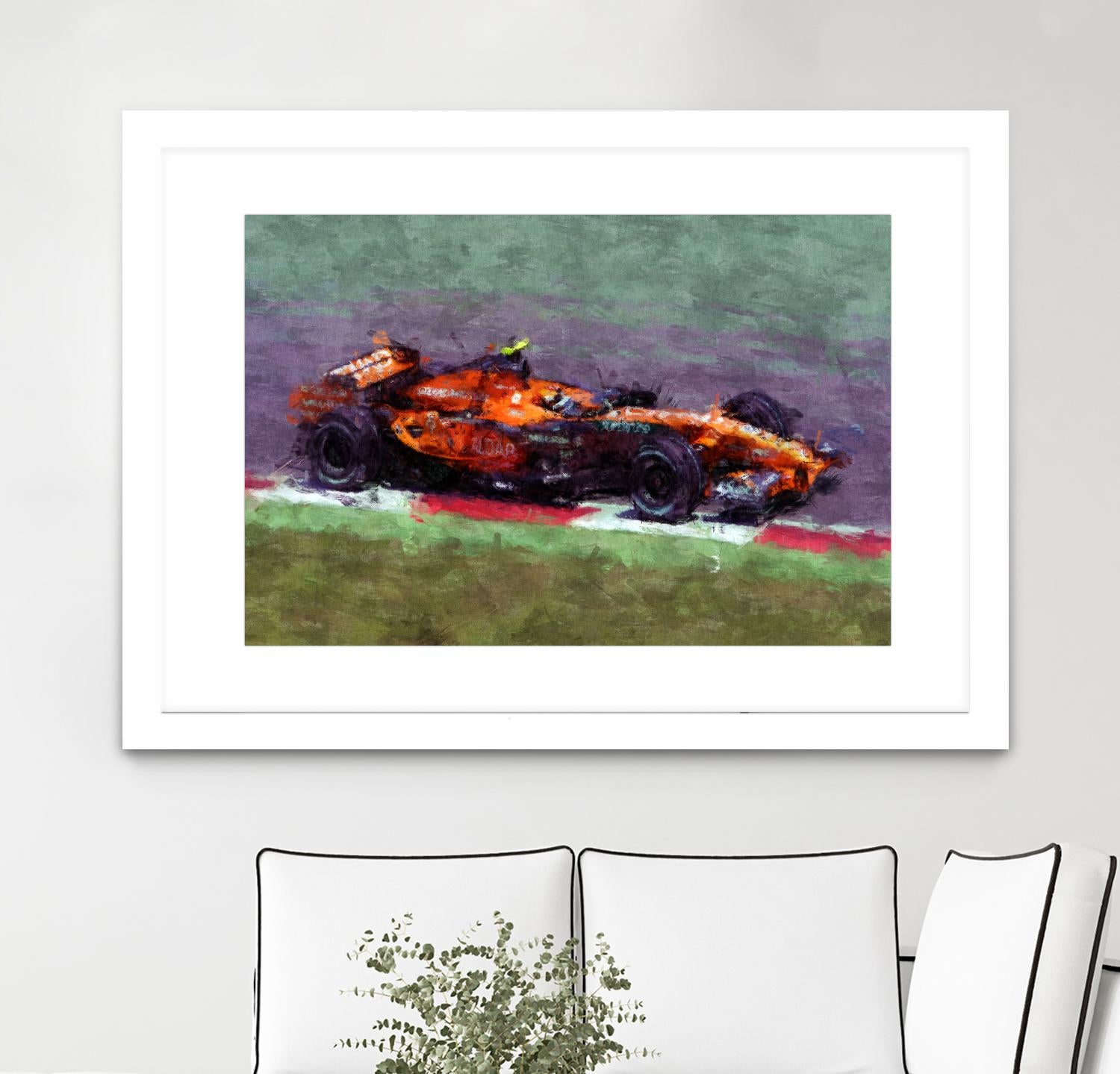 Formula 1 - IX by Jean-François Dupuis on GIANT ART - red transportation automobile