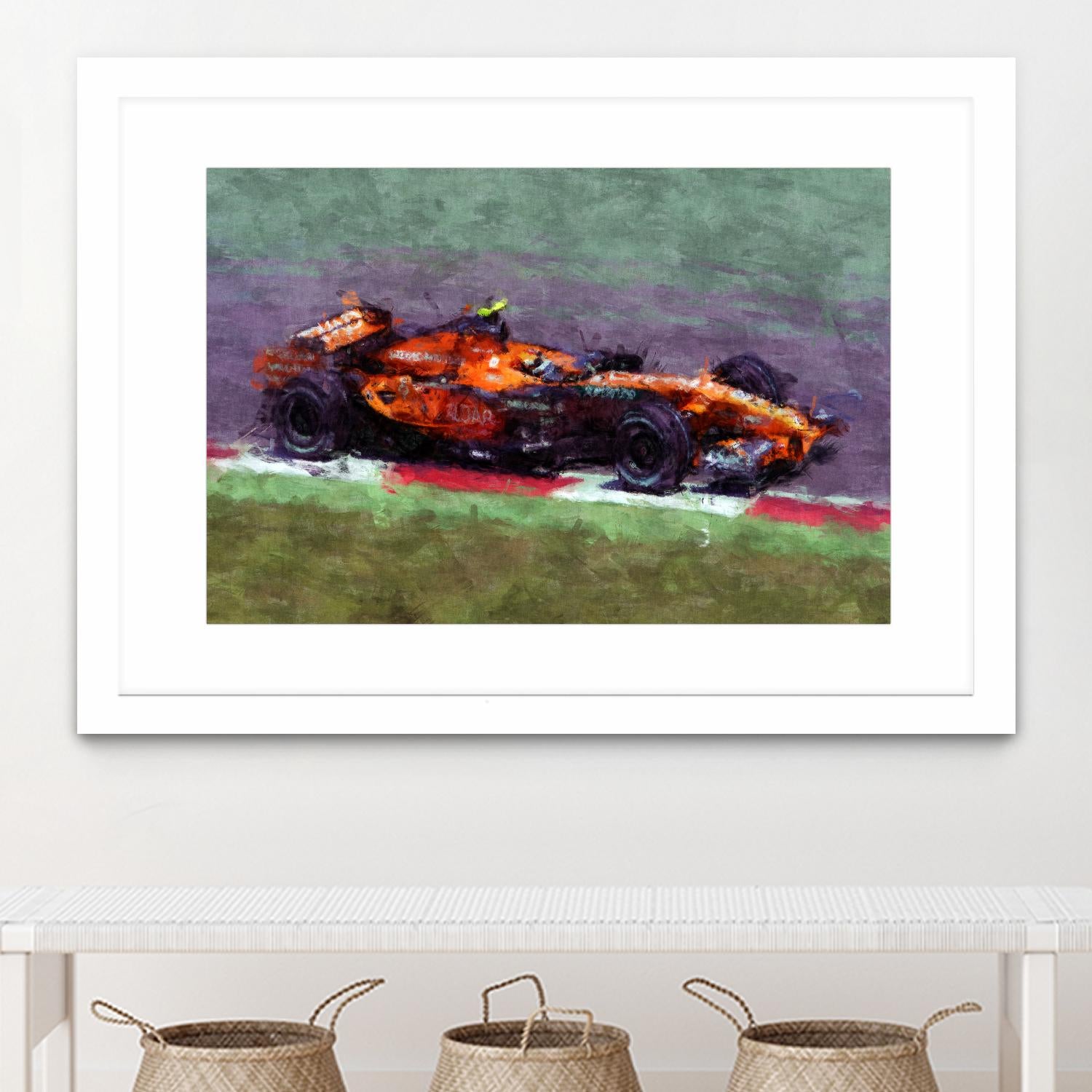 Formula 1 - IX by Jean-François Dupuis on GIANT ART - red transportation automobile