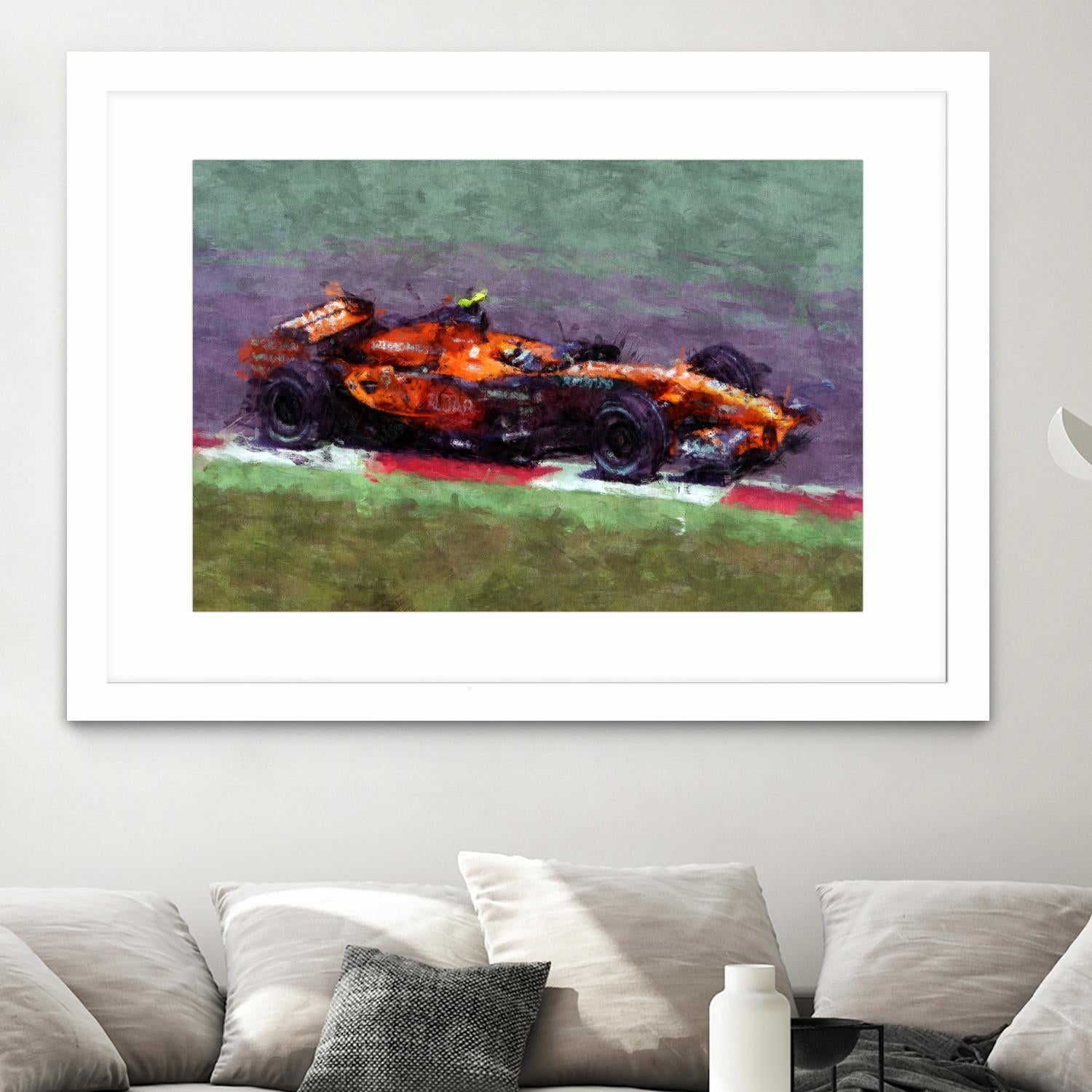 Formula 1 - IX by Jean-François Dupuis on GIANT ART - red transportation automobile