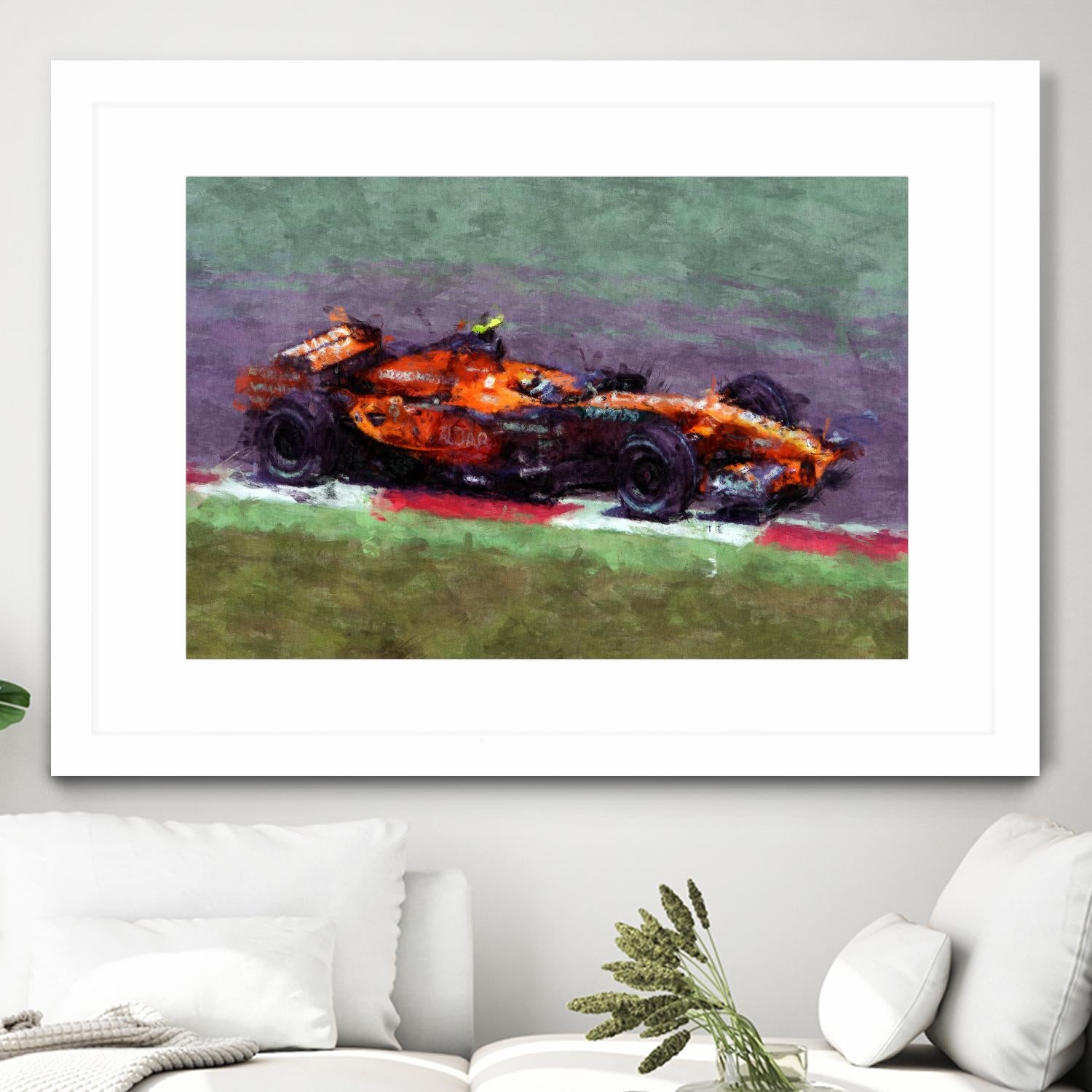 Formula 1 - IX by Jean-François Dupuis on GIANT ART - red transportation automobile