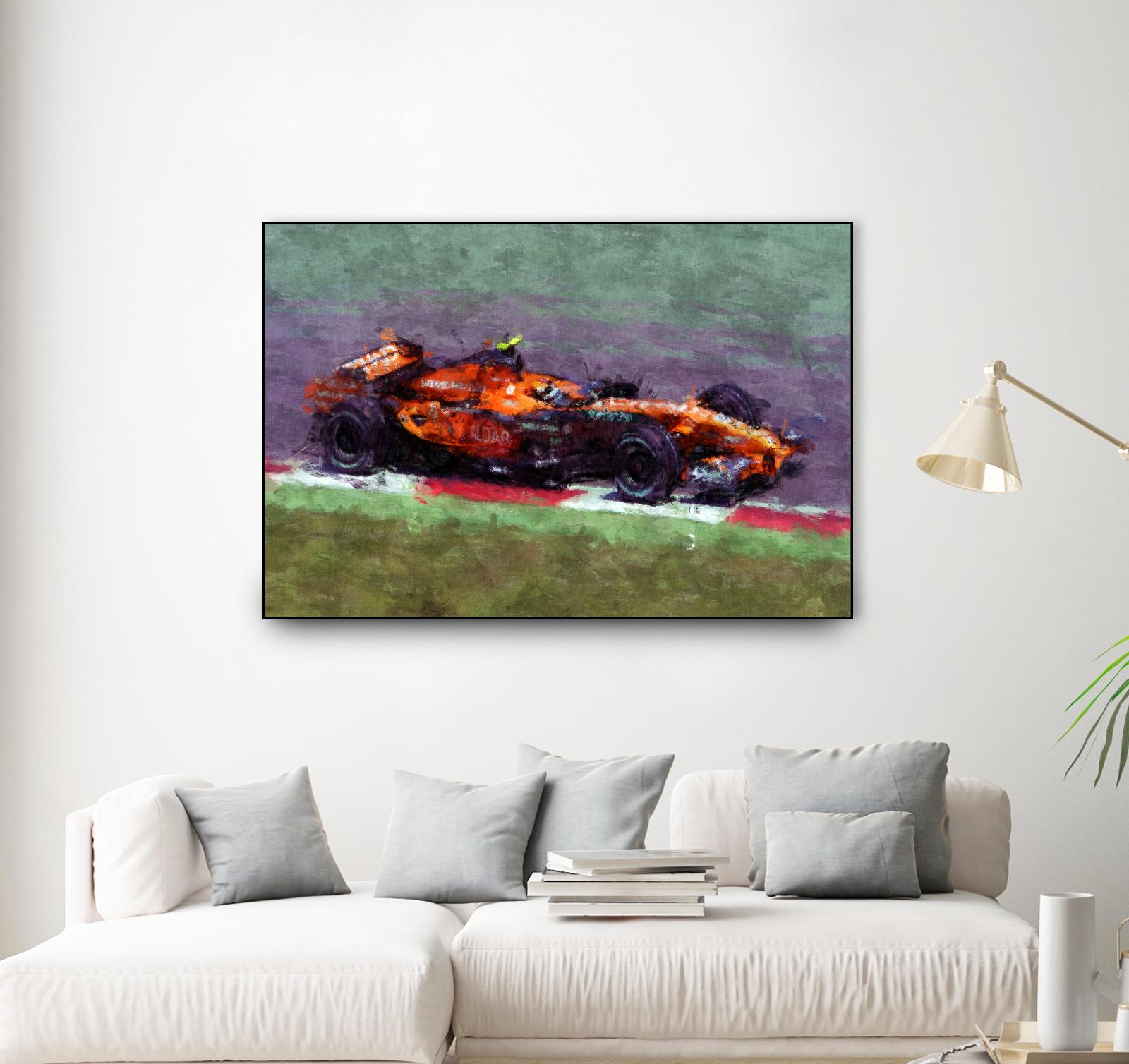 Formula 1 - IX by Jean-François Dupuis on GIANT ART - red transportation automobile