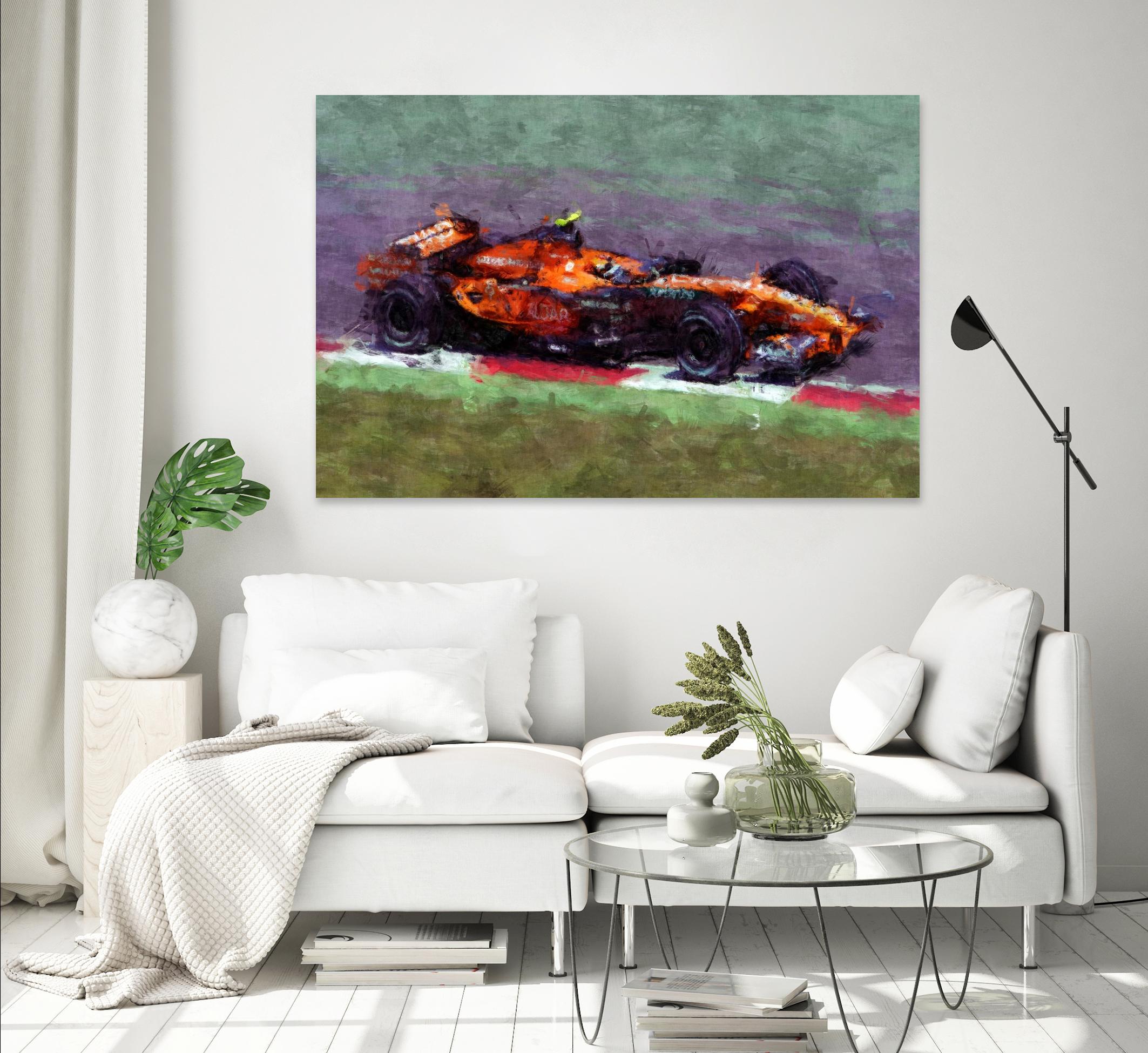 Formula 1 - IX by Jean-François Dupuis on GIANT ART - red transportation automobile