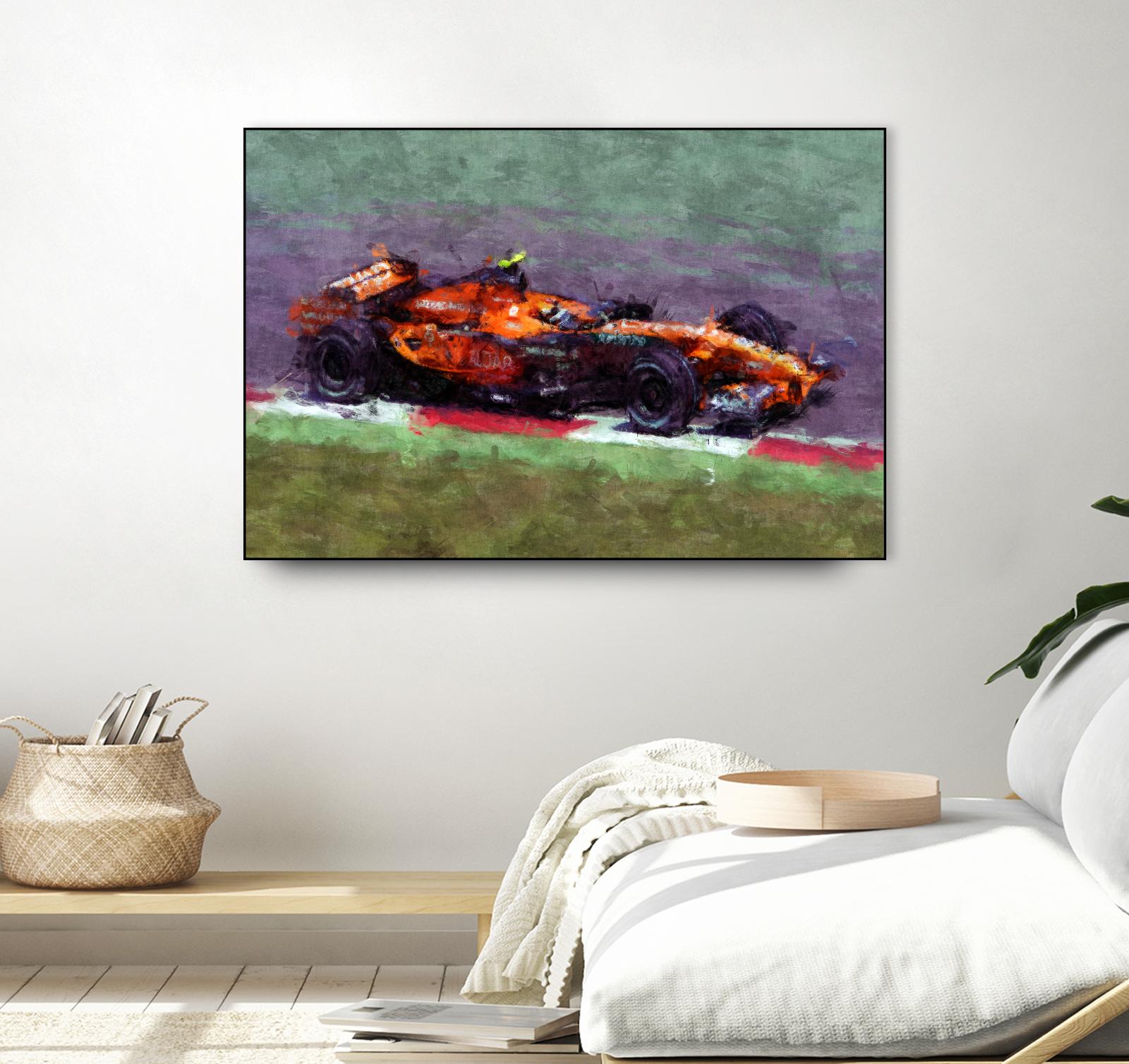 Formula 1 - IX by Jean-François Dupuis on GIANT ART - red transportation automobile