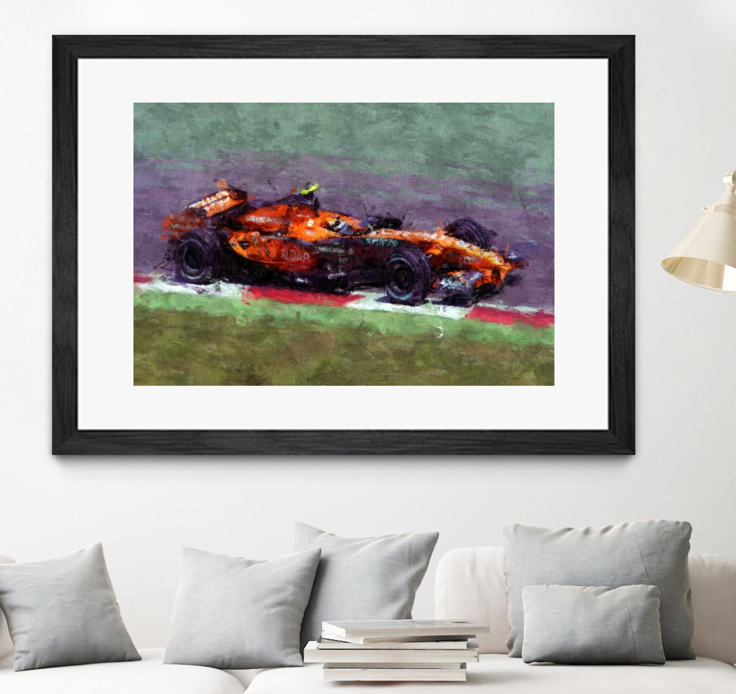 Formula 1 - IX by Jean-François Dupuis on GIANT ART - red transportation automobile