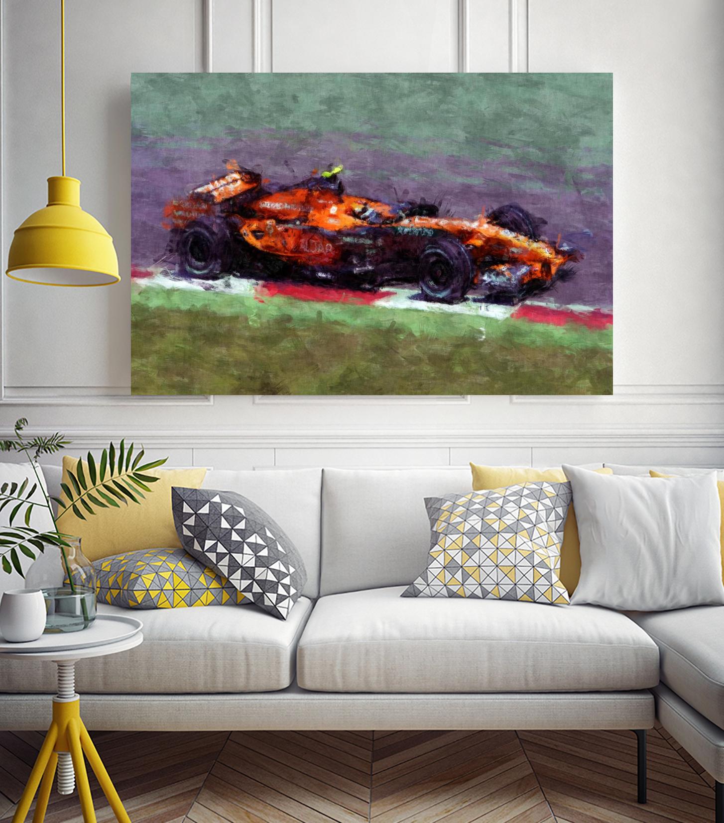 Formula 1 - IX by Jean-François Dupuis on GIANT ART - red transportation automobile