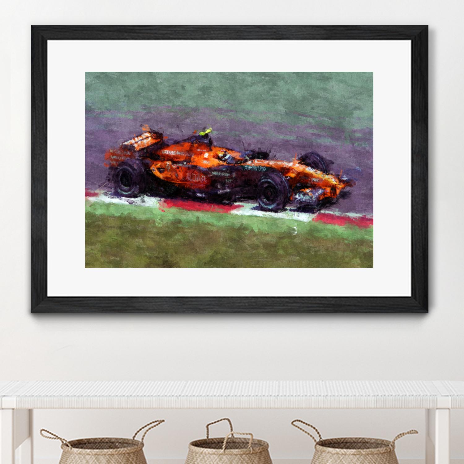 Formula 1 - IX by Jean-François Dupuis on GIANT ART - red transportation automobile