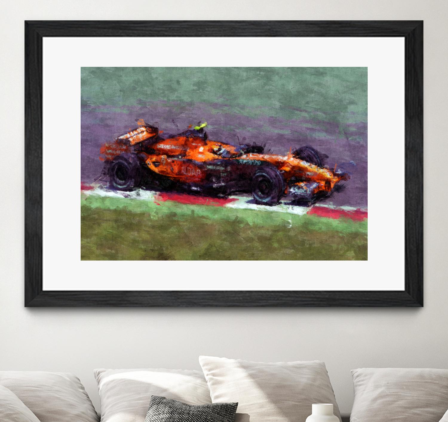 Formula 1 - IX by Jean-François Dupuis on GIANT ART - red transportation automobile