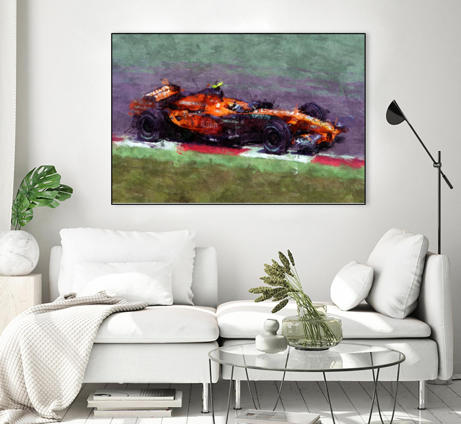 Formula 1 - IX by Jean-François Dupuis on GIANT ART - red transportation automobile