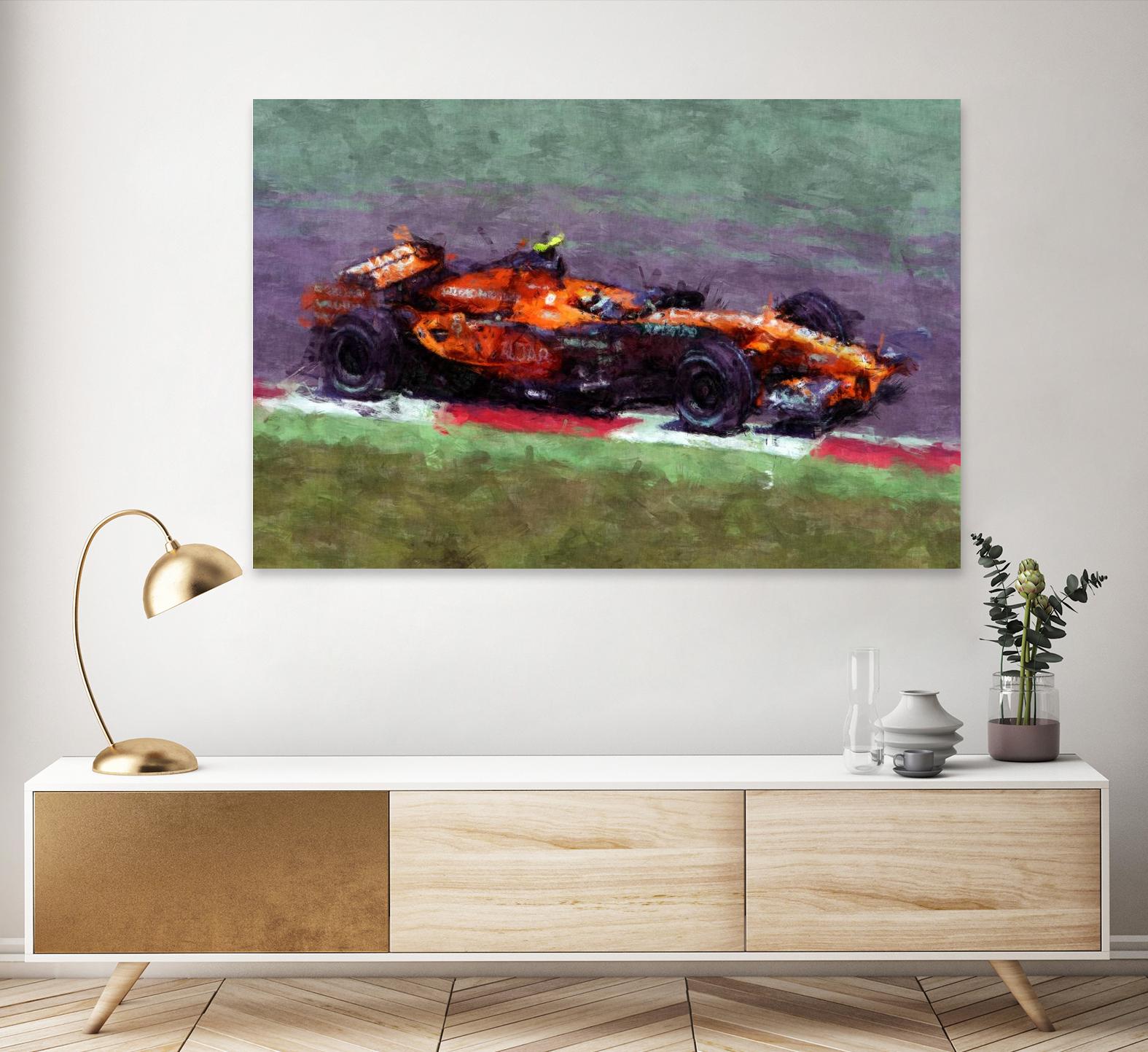 Formula 1 - IX by Jean-François Dupuis on GIANT ART - red transportation automobile