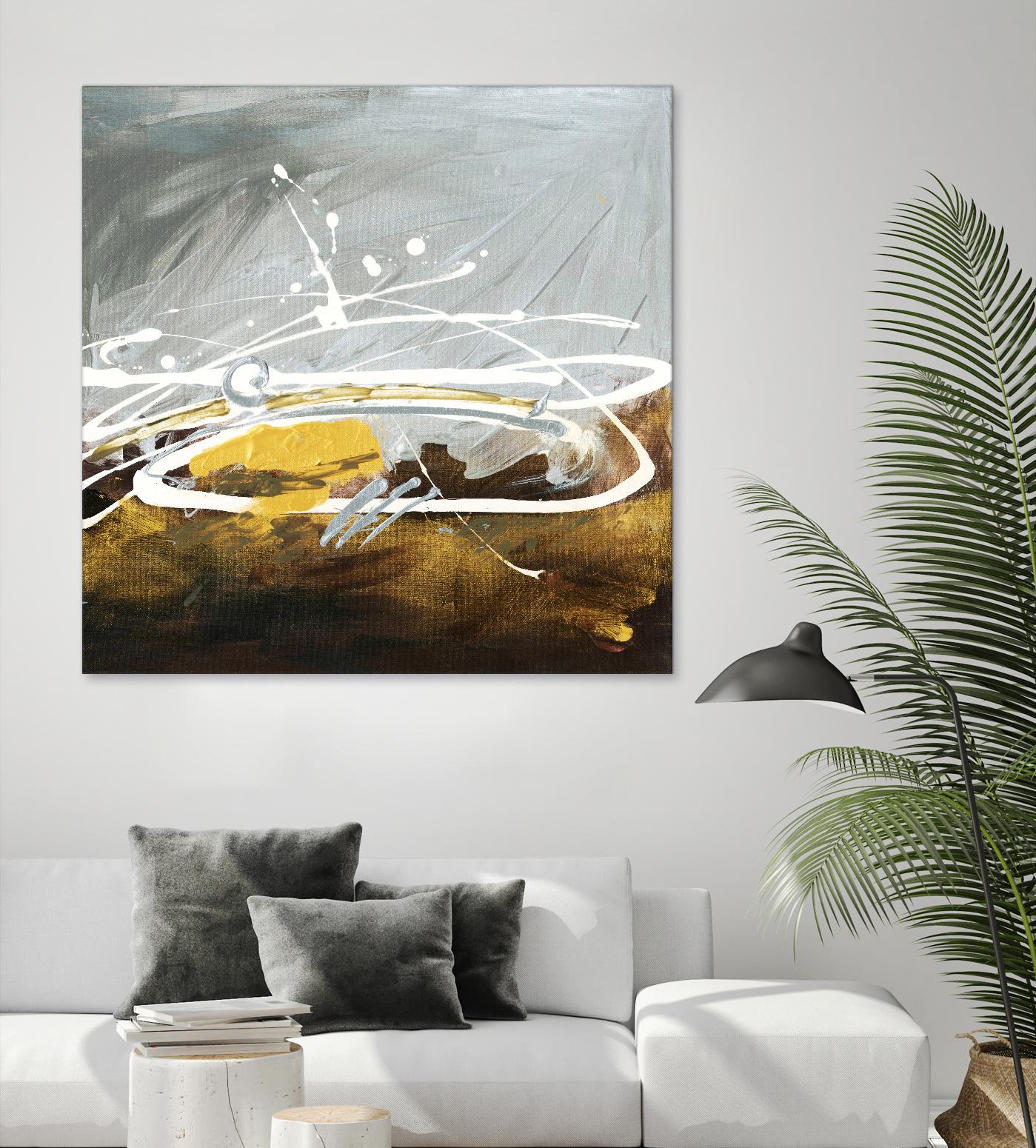 Golden Abstract by Meejlau on GIANT ART - gold abstract
