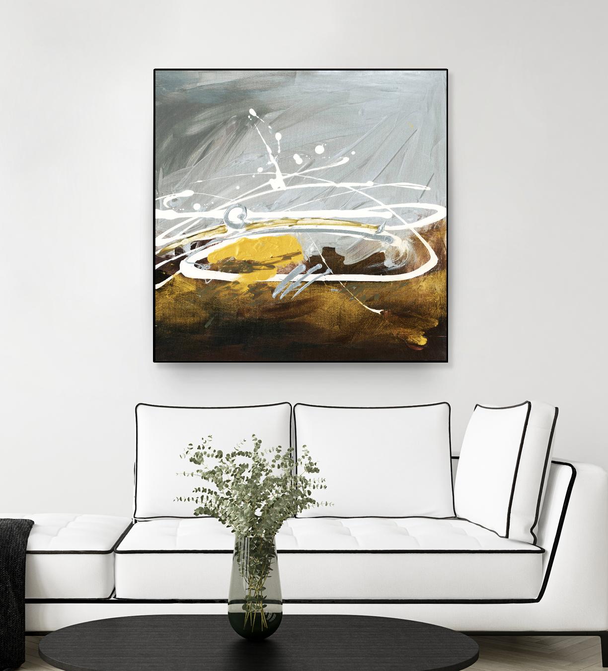 Golden Abstract by Meejlau on GIANT ART - gold abstract