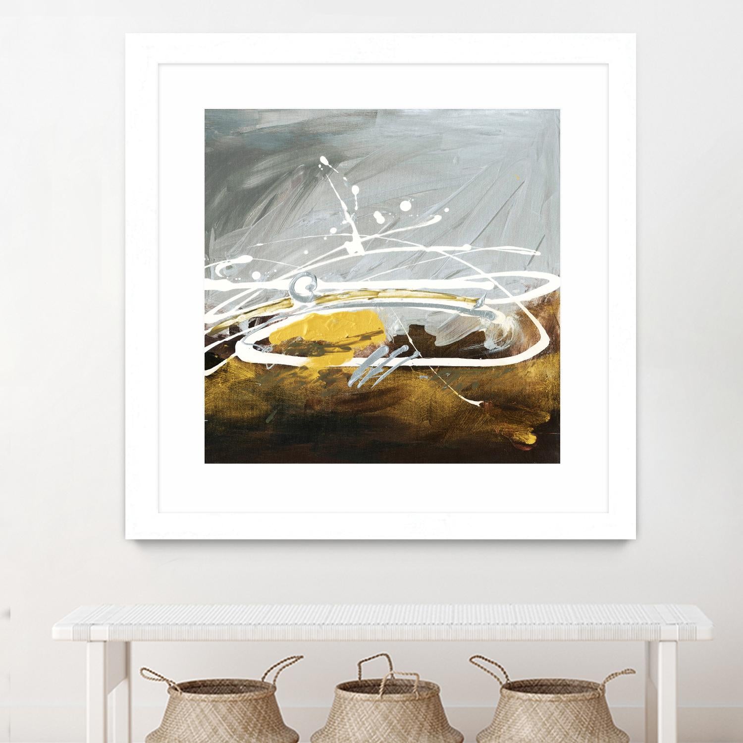 Golden Abstract by Meejlau on GIANT ART - gold abstract