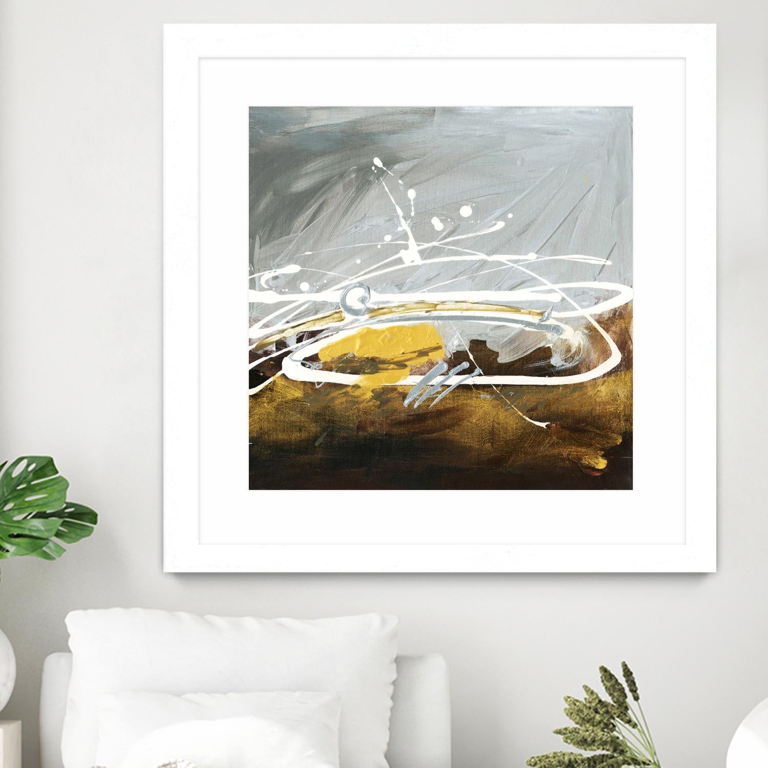 Golden Abstract by Meejlau on GIANT ART - gold abstract