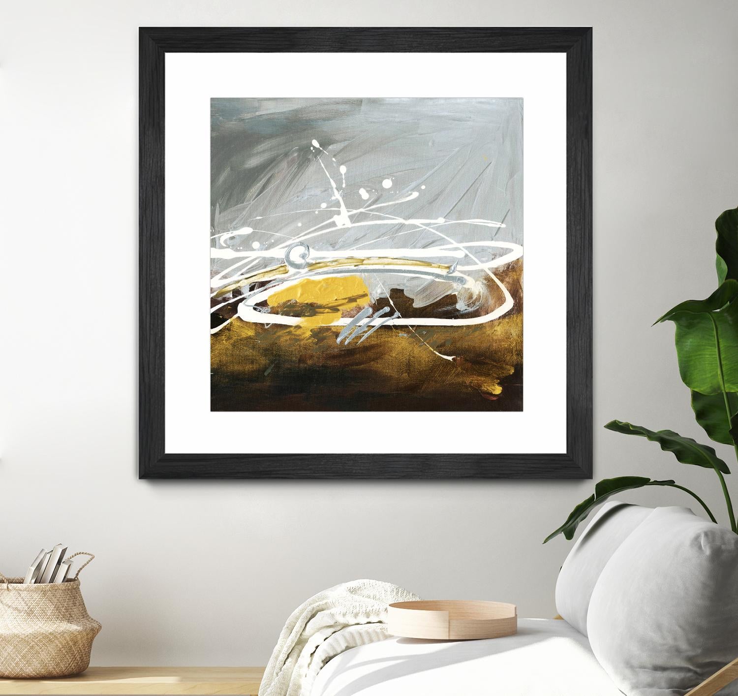 Golden Abstract by Meejlau on GIANT ART - gold abstract