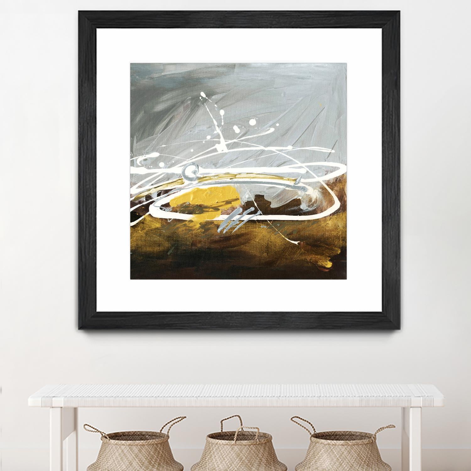 Golden Abstract by Meejlau on GIANT ART - gold abstract