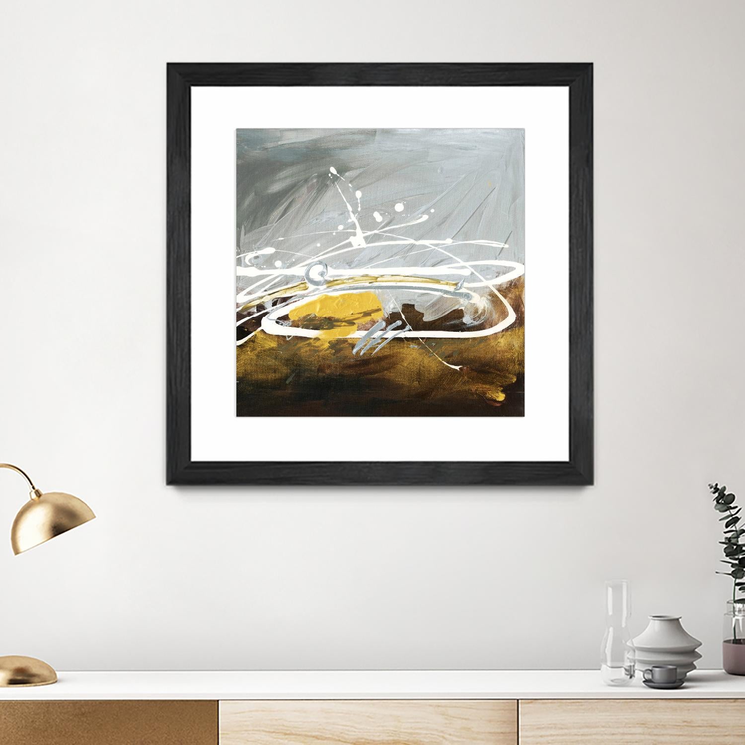 Golden Abstract by Meejlau on GIANT ART - gold abstract