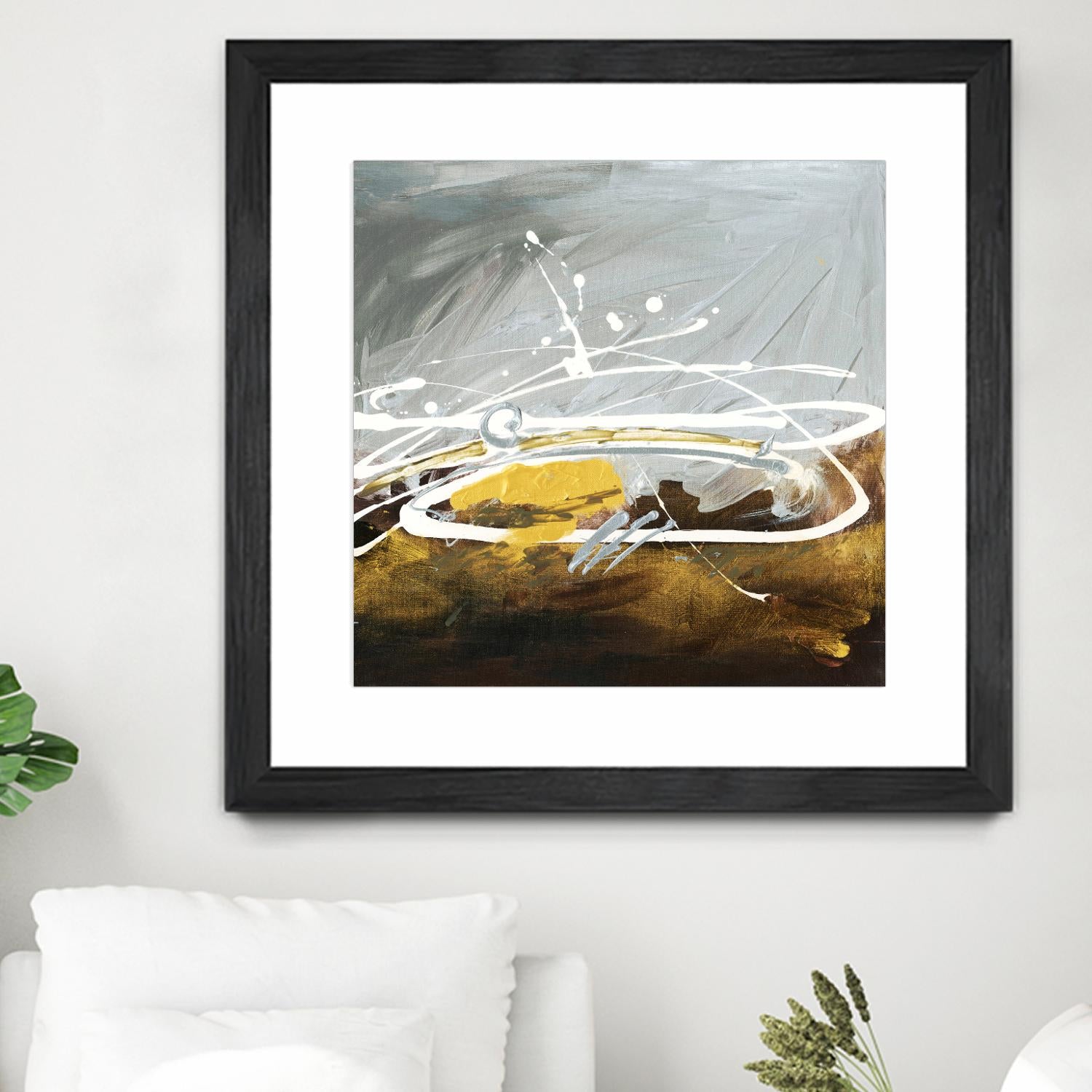 Golden Abstract by Meejlau on GIANT ART - gold abstract