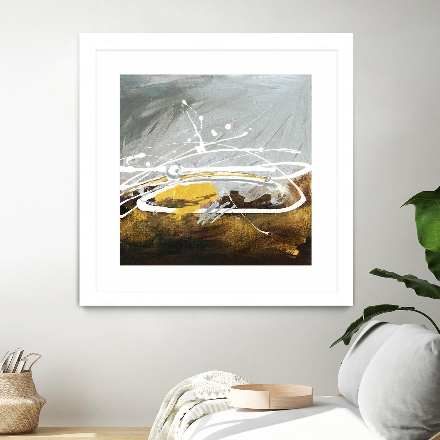 Golden Abstract by Meejlau on GIANT ART - gold abstract