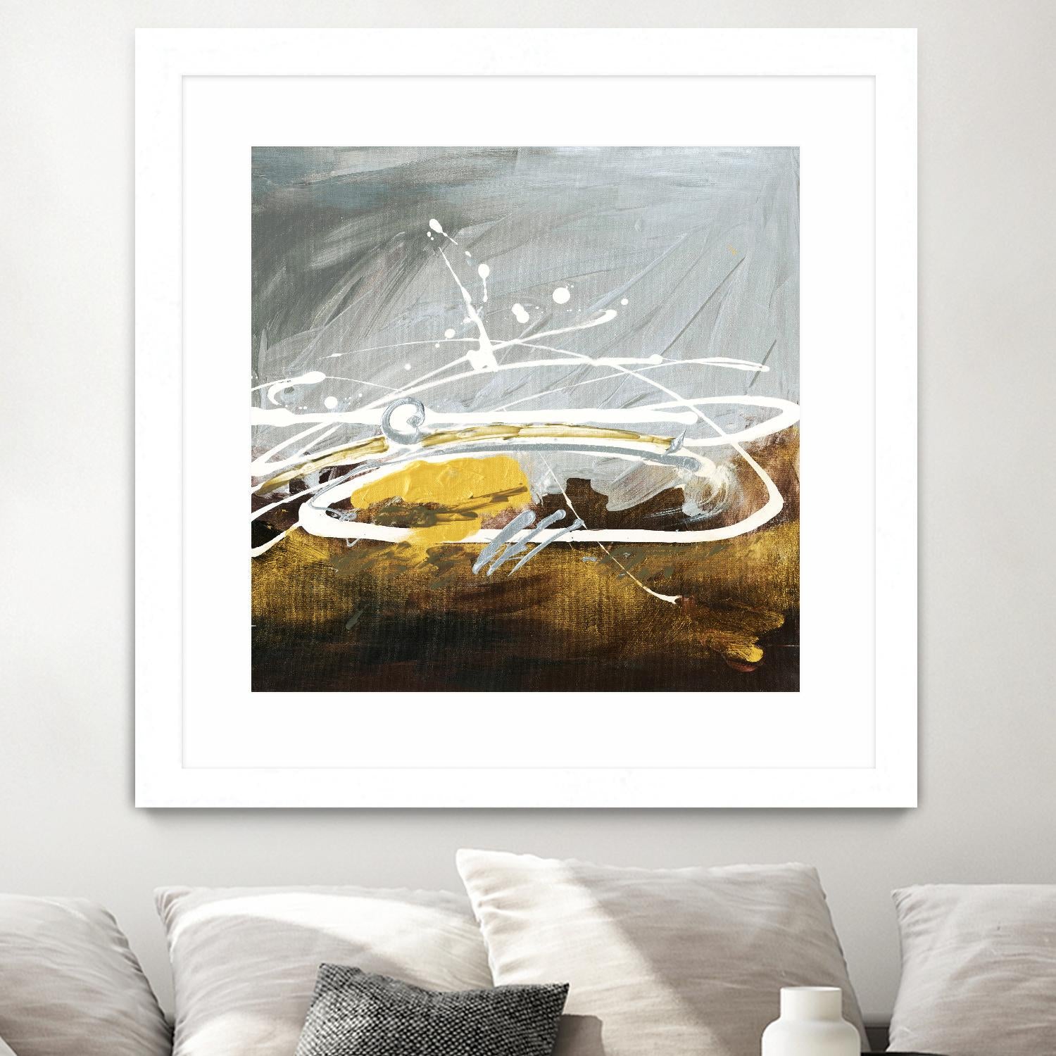 Golden Abstract by Meejlau on GIANT ART - gold abstract