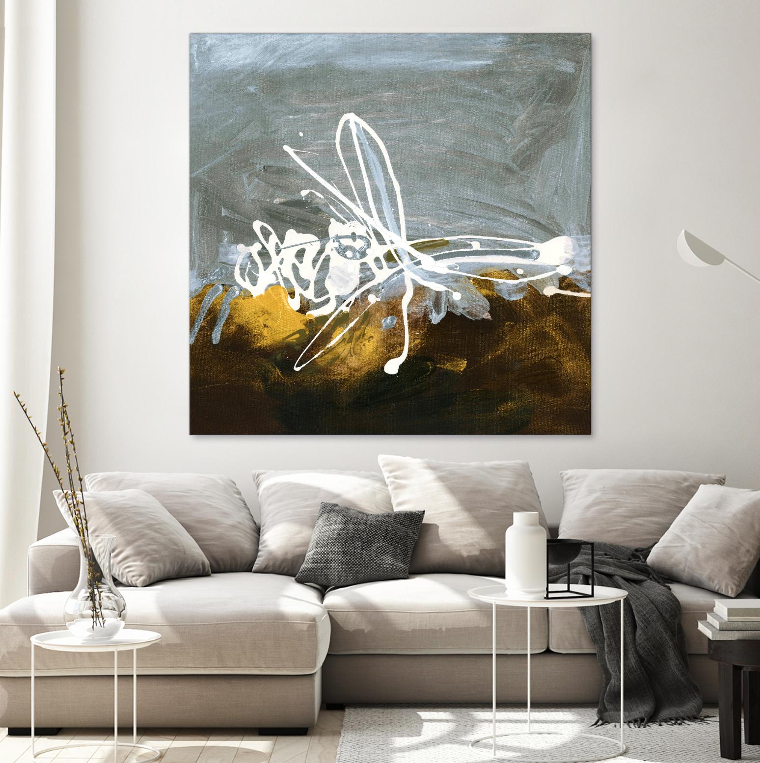 Golden Abstract II by Meejlau on GIANT ART - gold abstract