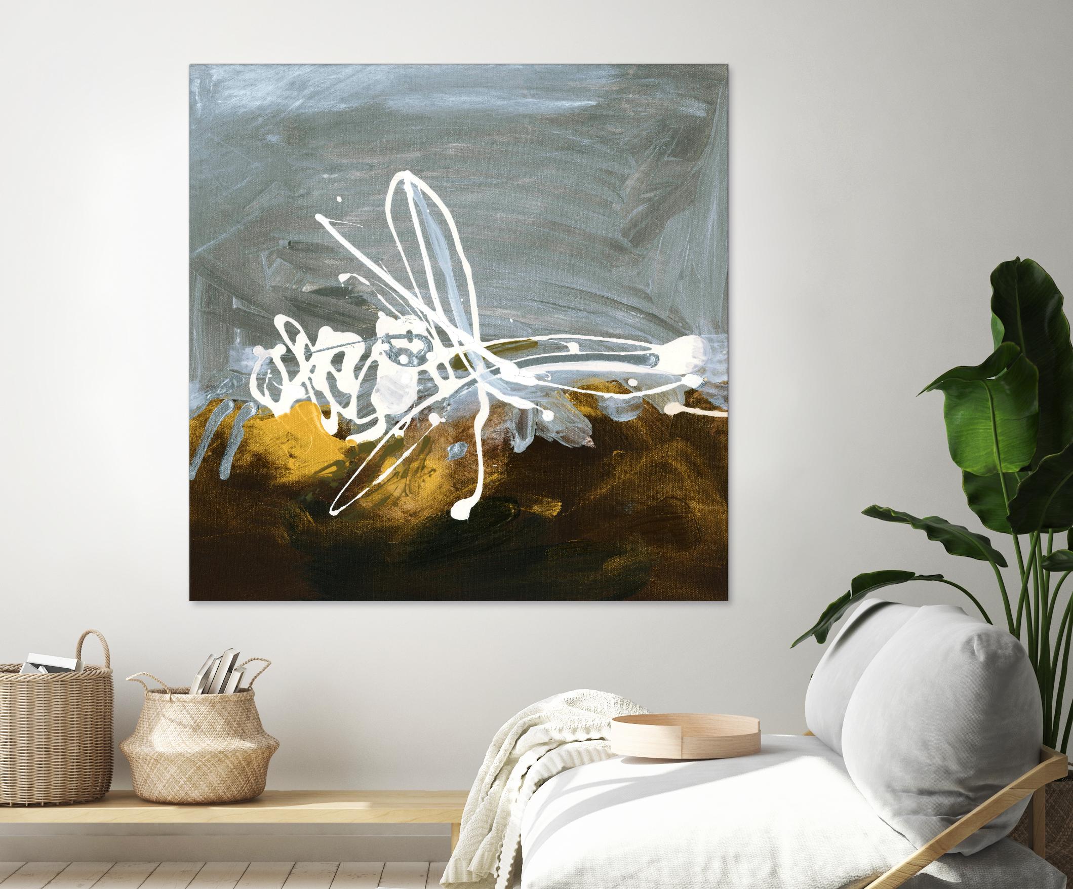 Golden Abstract II by Meejlau on GIANT ART - gold abstract