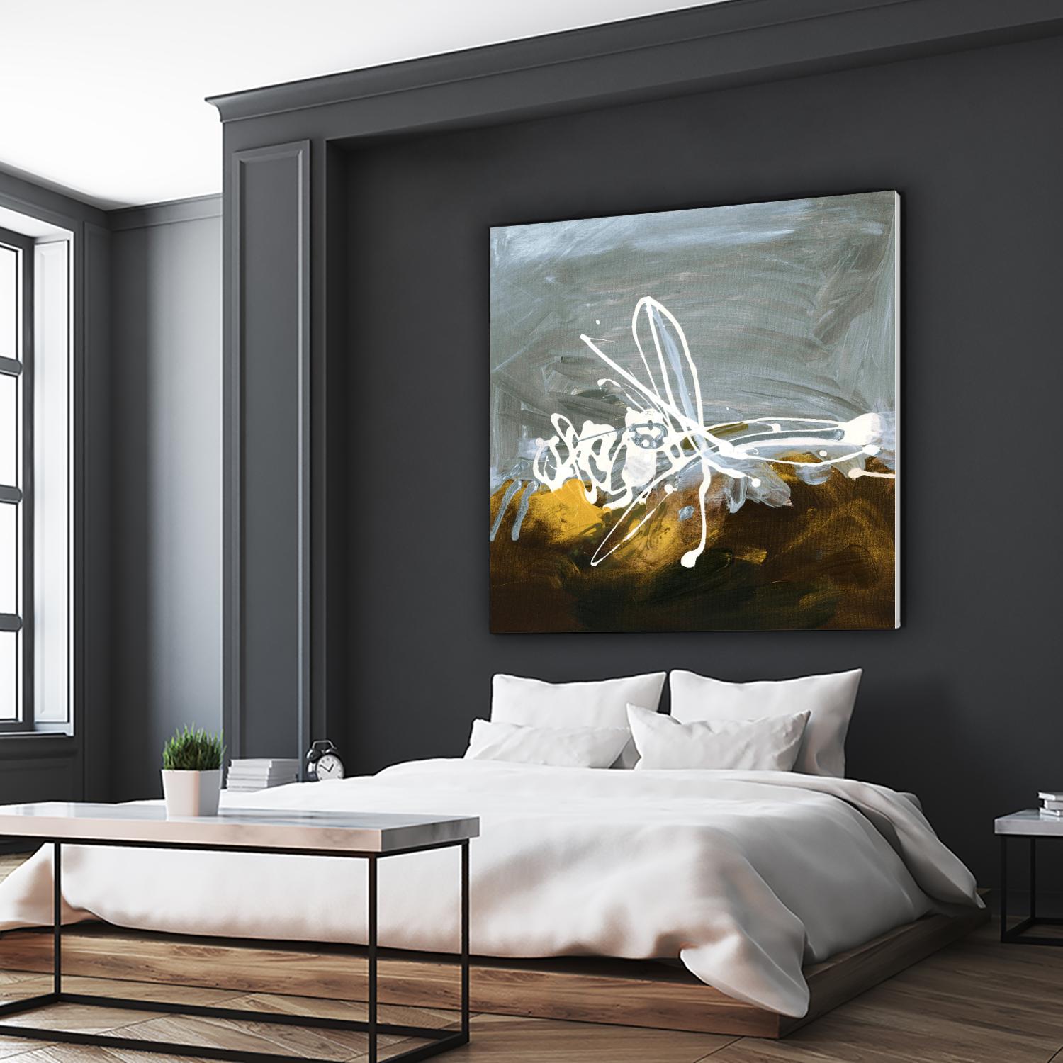 Golden Abstract II by Meejlau on GIANT ART - gold abstract