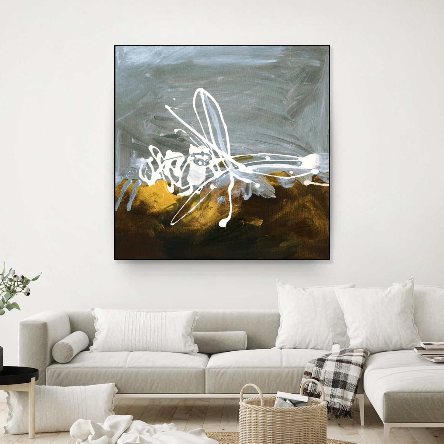 Golden Abstract II by Meejlau on GIANT ART - gold abstract