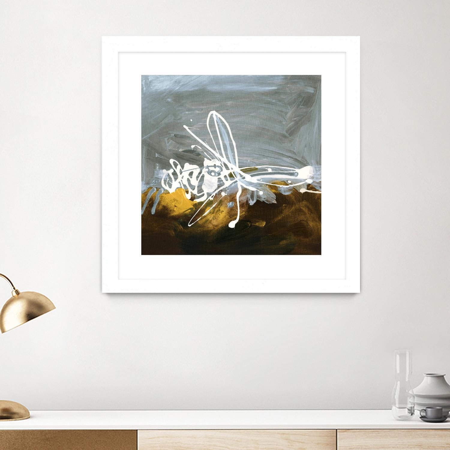 Golden Abstract II by Meejlau on GIANT ART - gold abstract