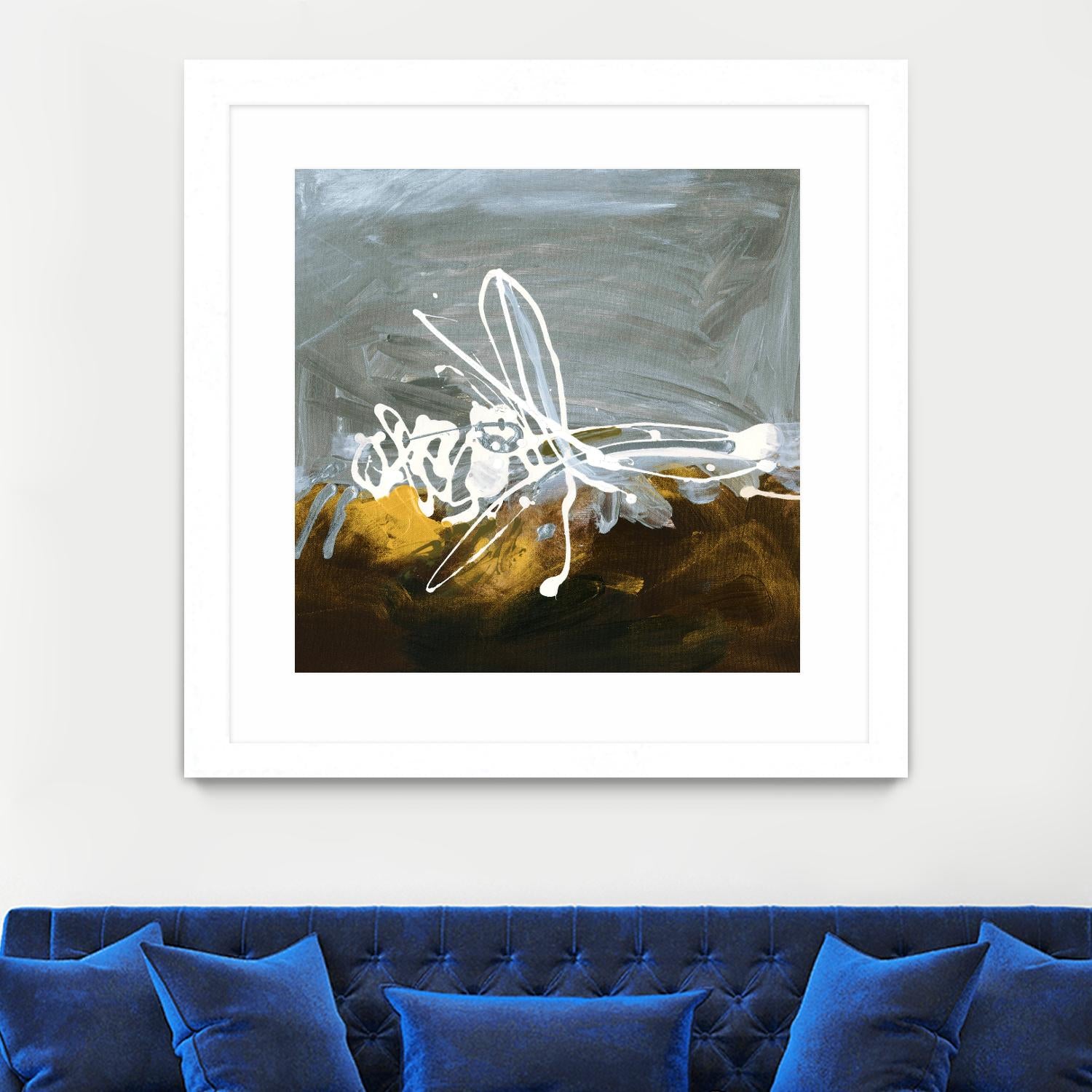 Golden Abstract II by Meejlau on GIANT ART - gold abstract