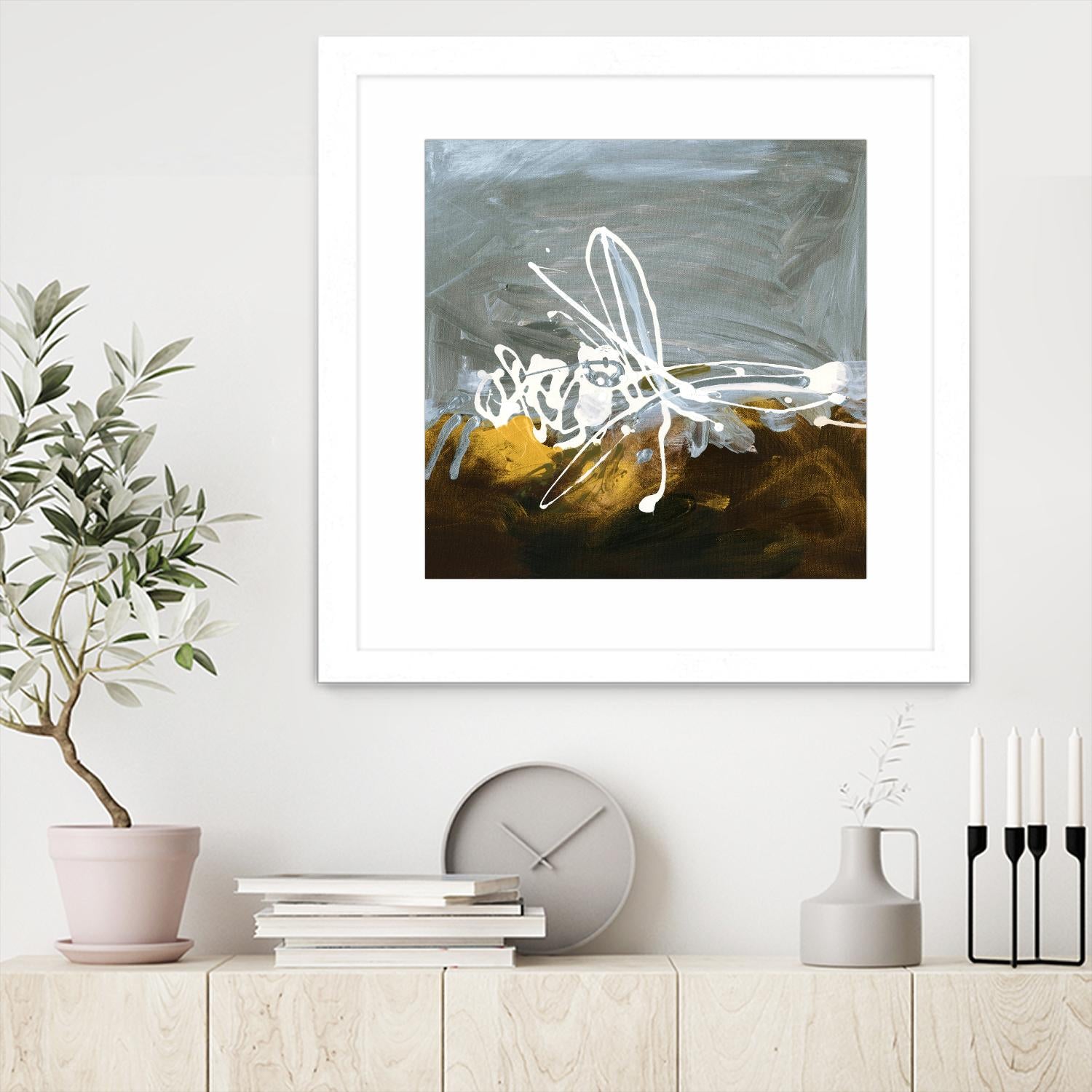 Golden Abstract II by Meejlau on GIANT ART - gold abstract