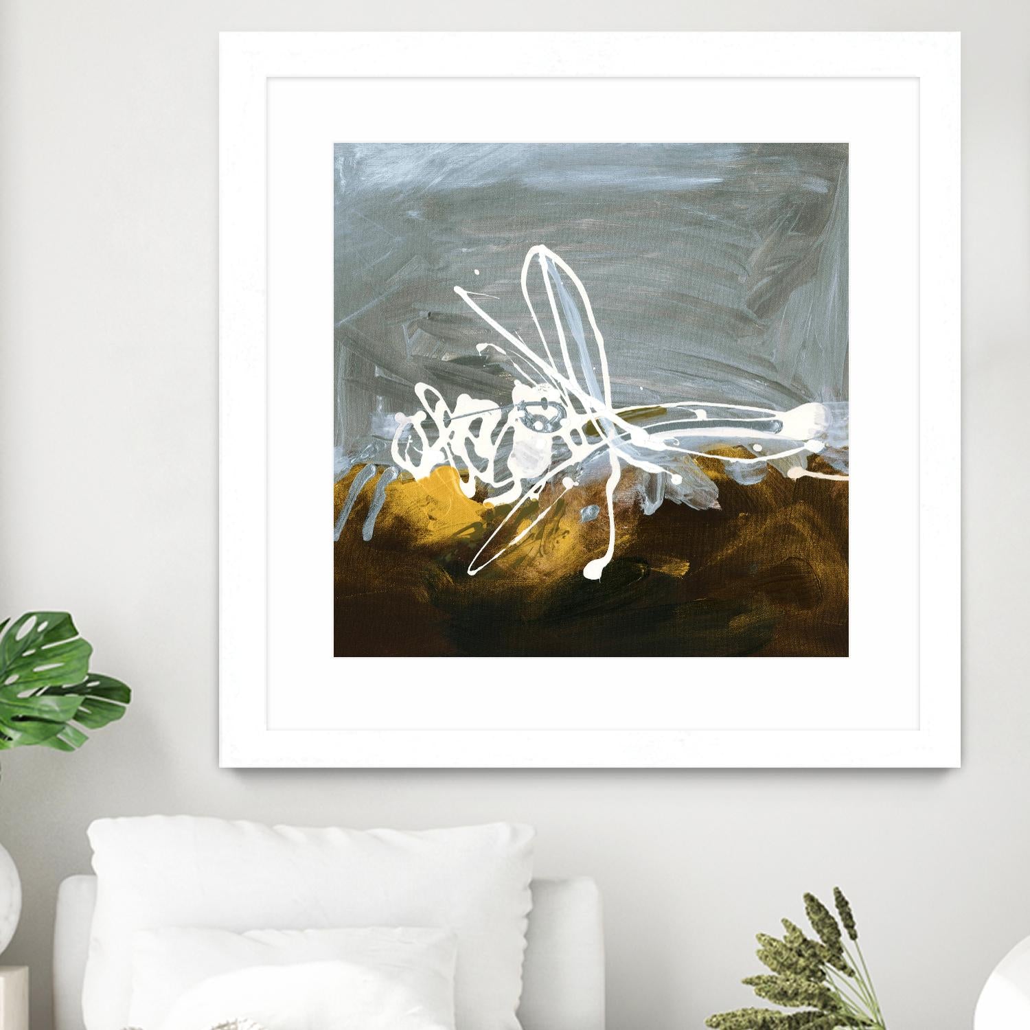 Golden Abstract II by Meejlau on GIANT ART - gold abstract