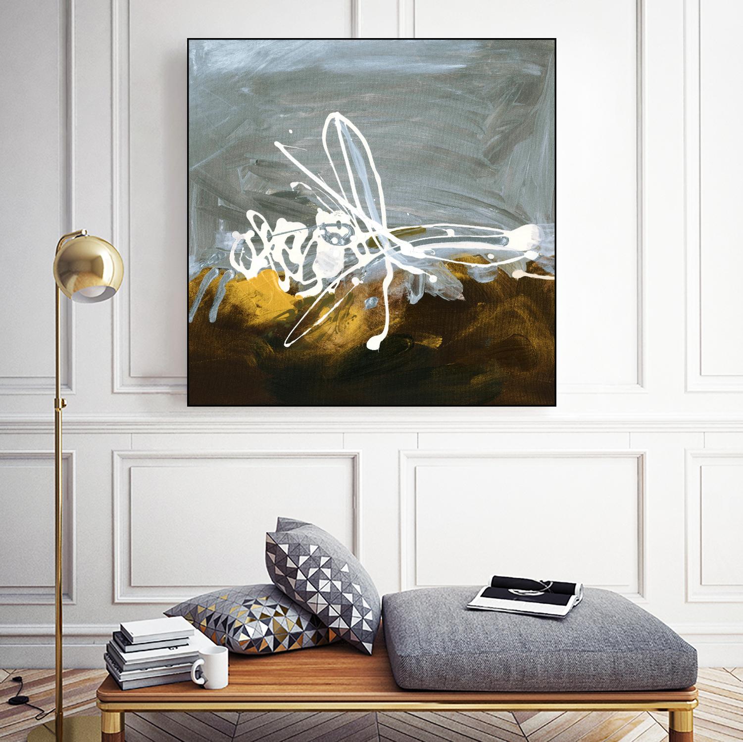 Golden Abstract II by Meejlau on GIANT ART - gold abstract