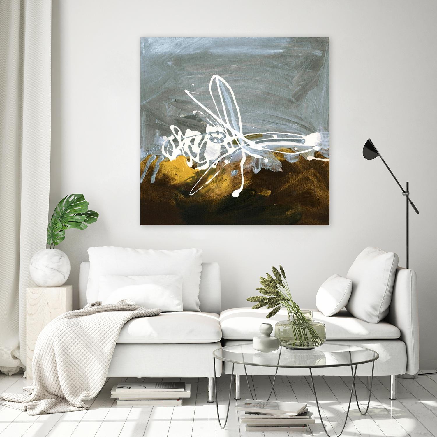 Golden Abstract II by Meejlau on GIANT ART - gold abstract