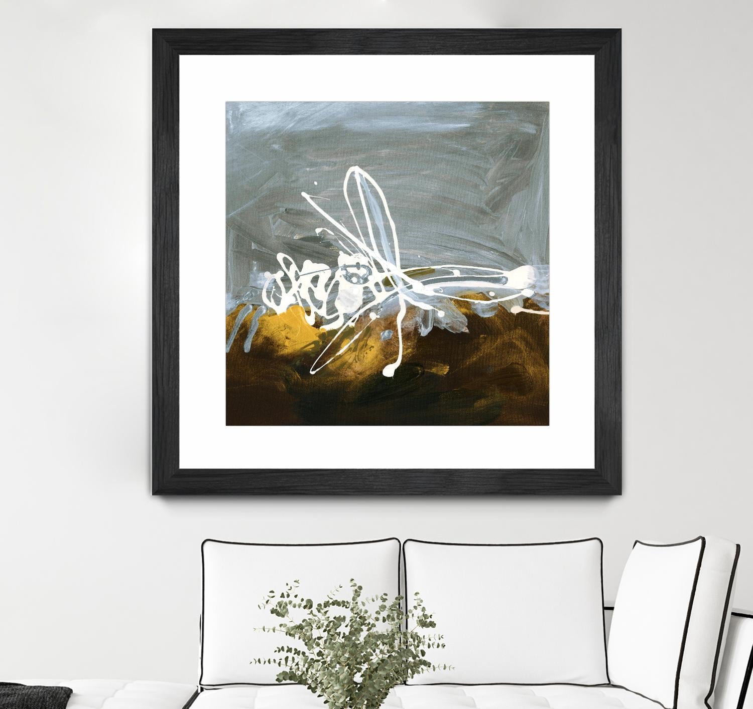 Golden Abstract II by Meejlau on GIANT ART - gold abstract