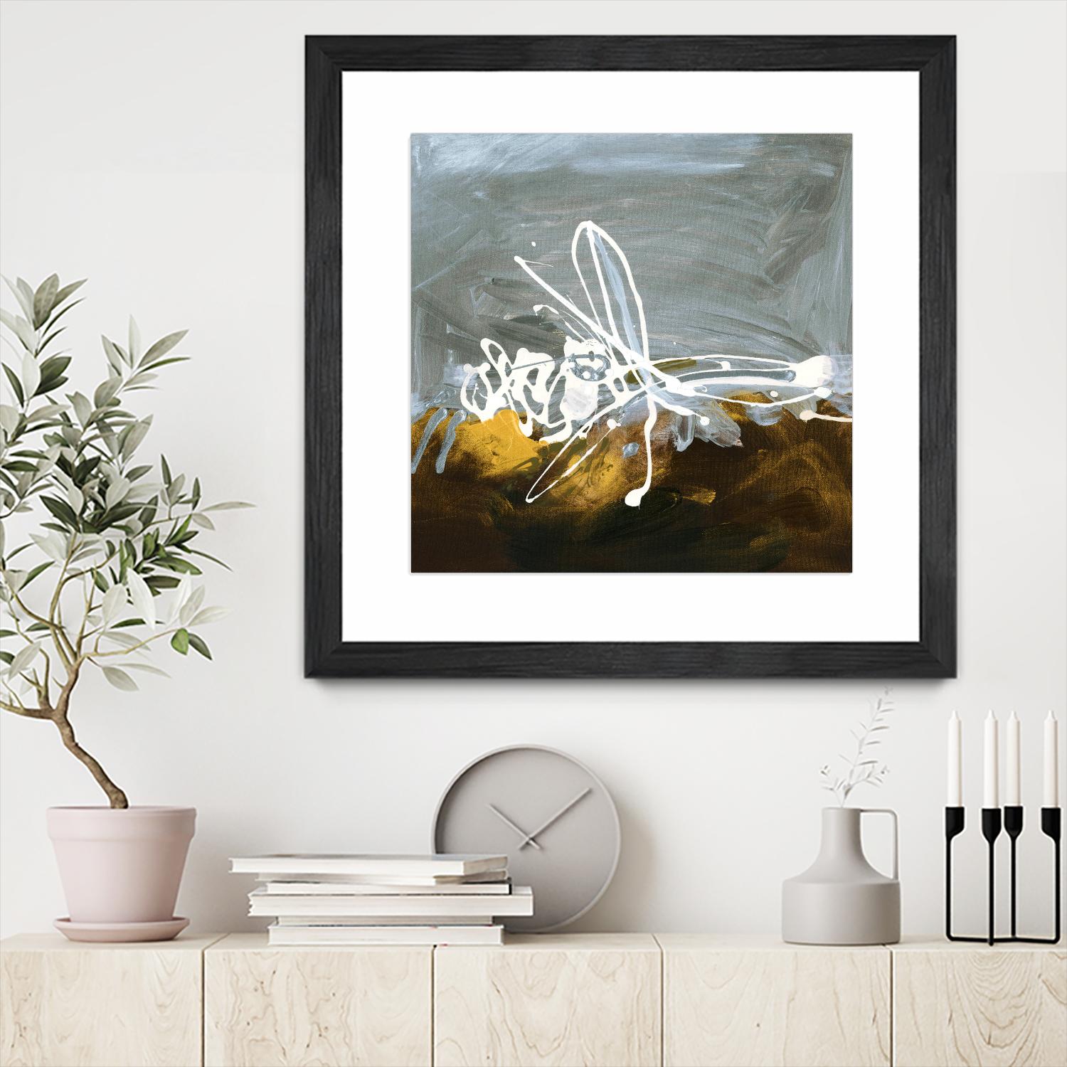 Golden Abstract II by Meejlau on GIANT ART - gold abstract