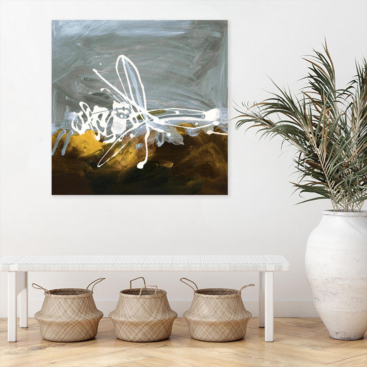 Golden Abstract II by Meejlau on GIANT ART - gold abstract