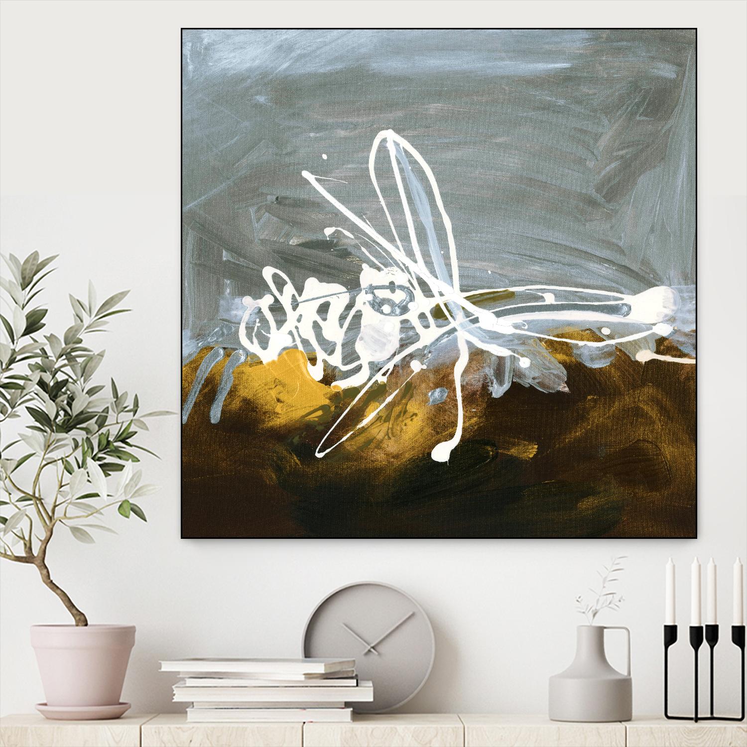 Golden Abstract II by Meejlau on GIANT ART - gold abstract