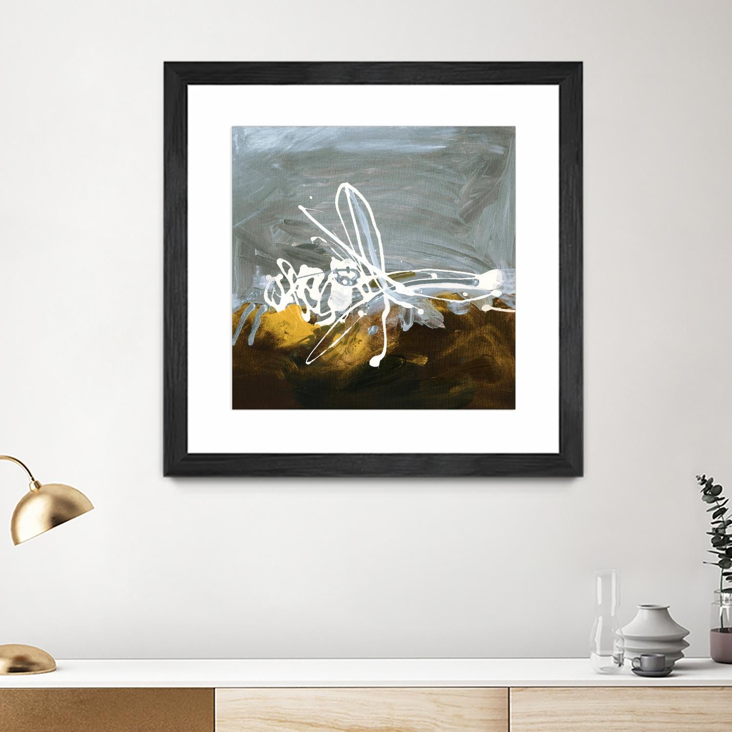 Golden Abstract II by Meejlau on GIANT ART - gold abstract